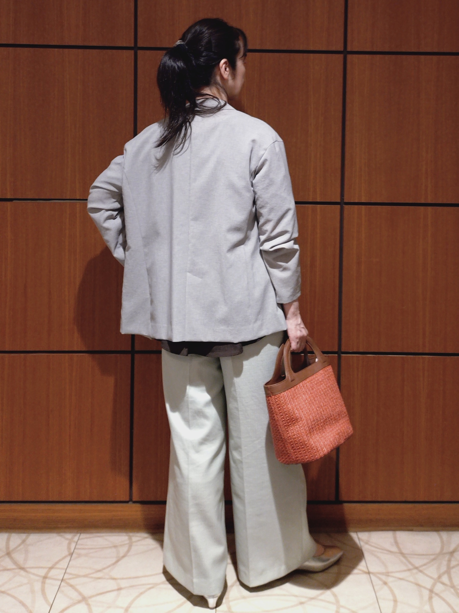 Kさんの「Reflect｜【SS-4Lサイズ／接触冷感／シワになりにくい】リラクシーテーラードジャケット」を使ったコーディネート