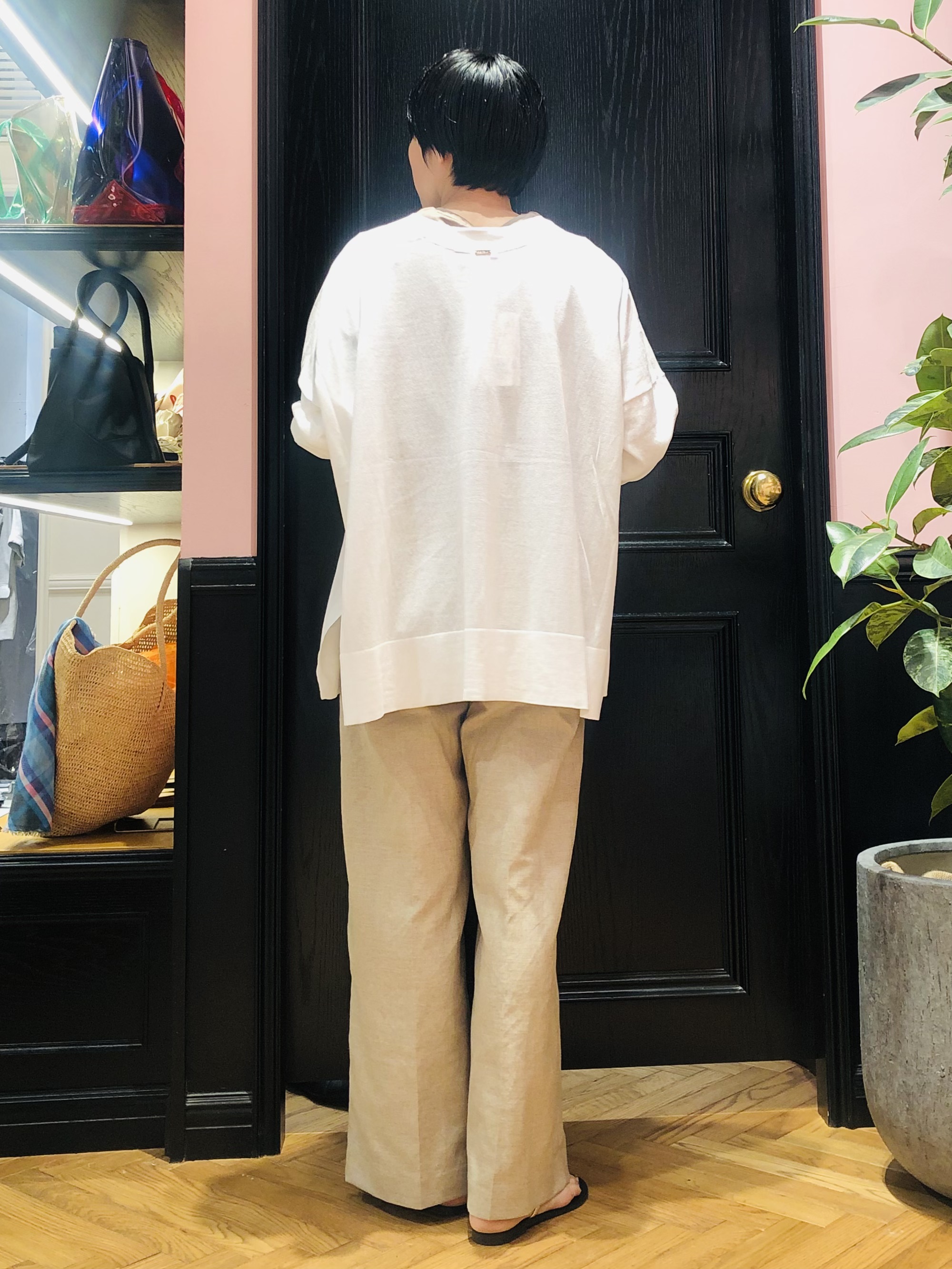 OGATAさんの「DRESSTERIOR｜【接触冷感/UVカット】ウォッシャブル スピンコットン カーディガン」を使ったコーディネート