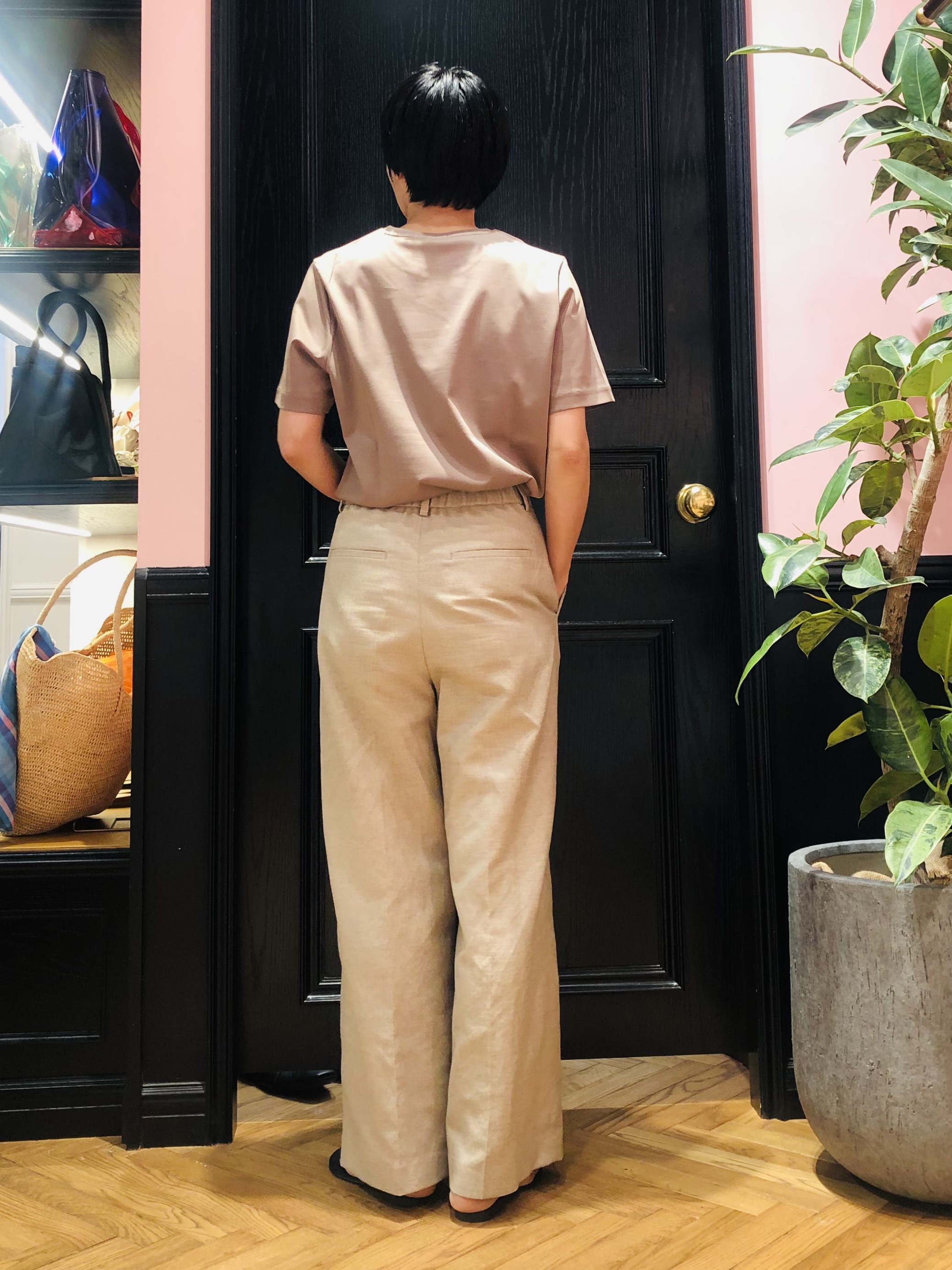 OGATAさんの「DRESSTERIOR｜【接触冷感／抗菌防臭／消臭】アイスクリアコットンTシャツ」を使ったコーディネート