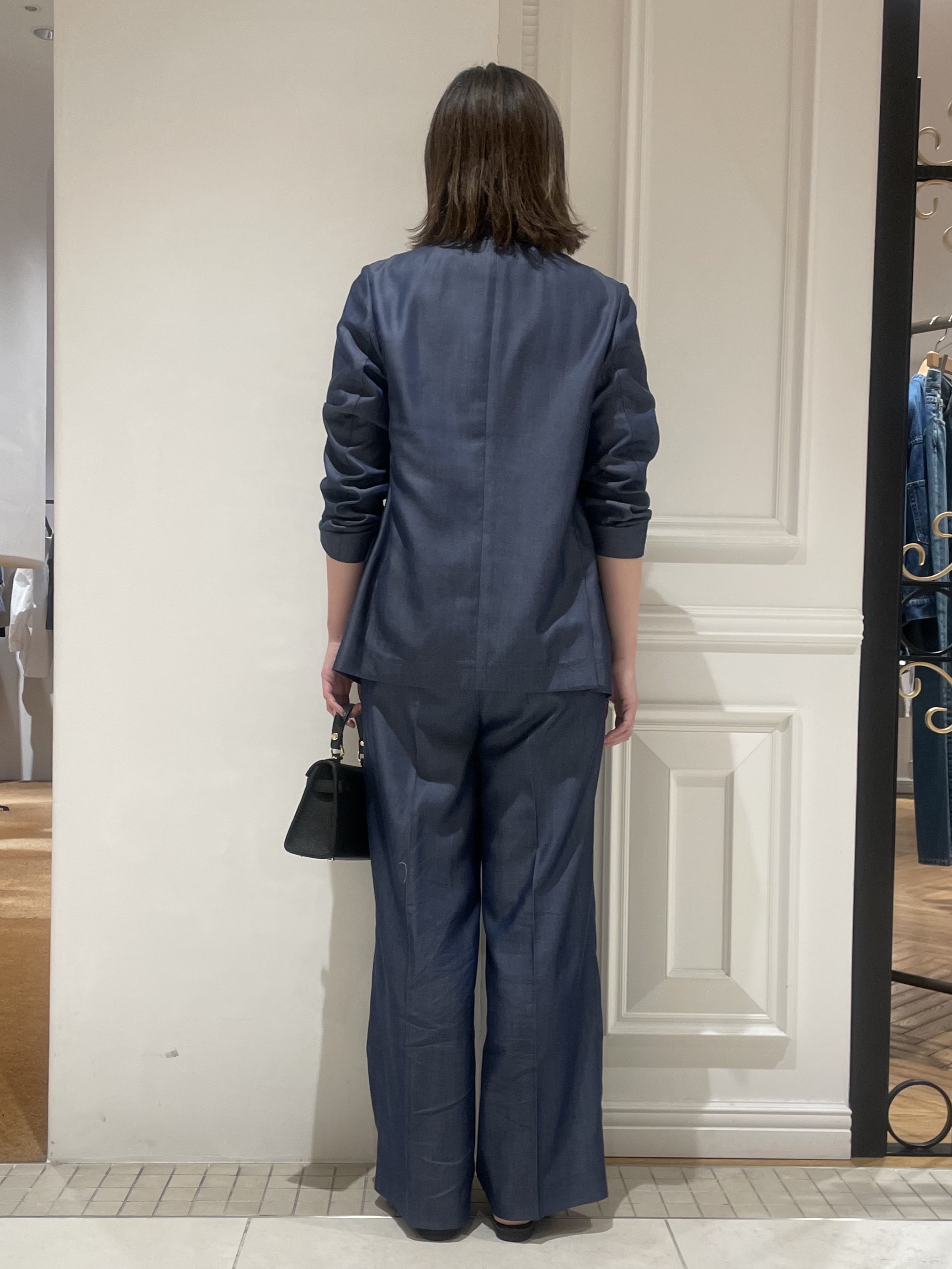 makiさんの「DRESSTERIOR｜【otonaMUSE5月号掲載/セットアップ可】テンセルデニムダブルジャケット」を使ったコーディネート