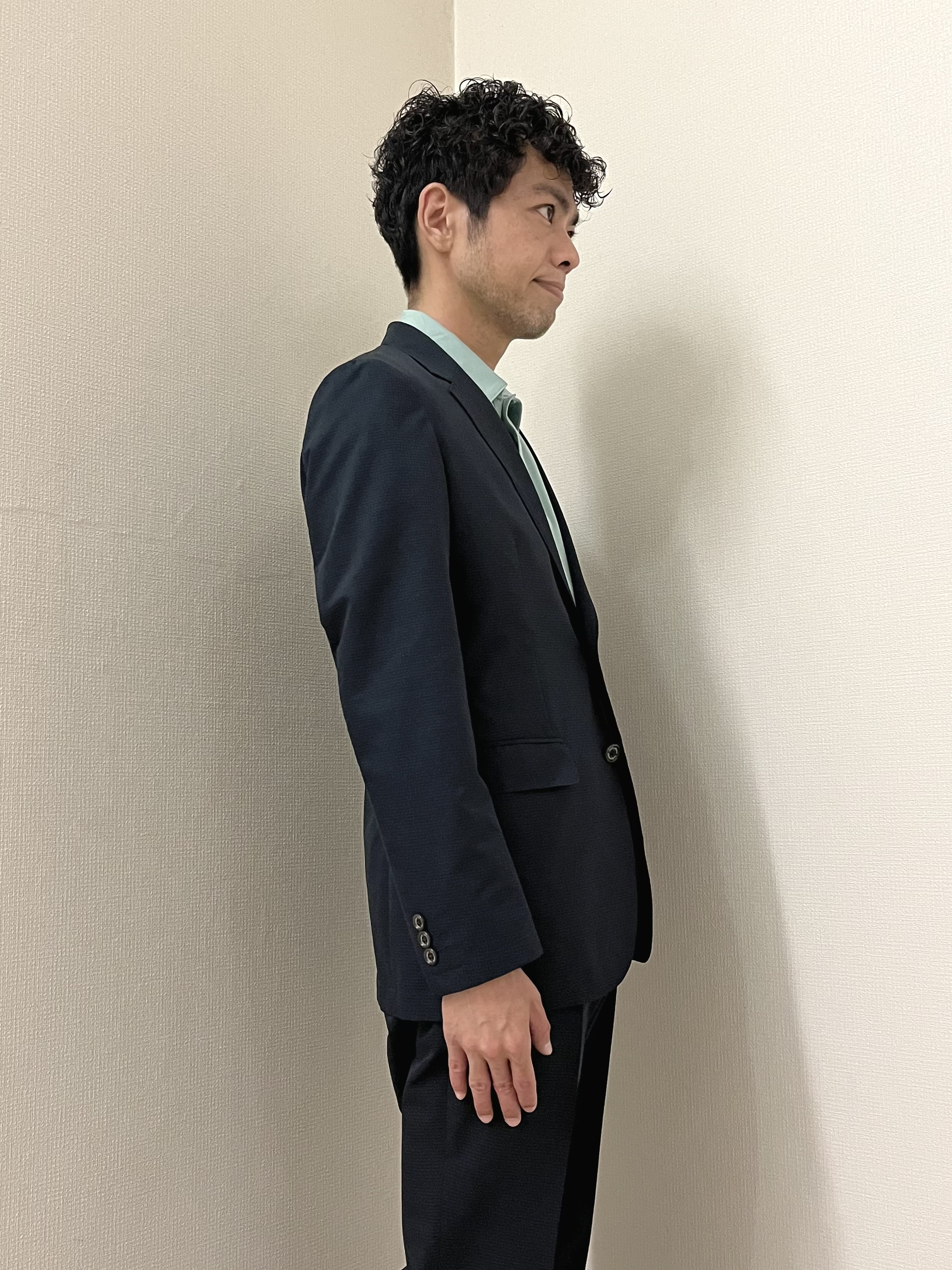 URAさんの「TAKEO KIKUCHI｜【抗菌防臭】COOL DOTS（R）ドビープリント ジャケット」を使ったコーディネート