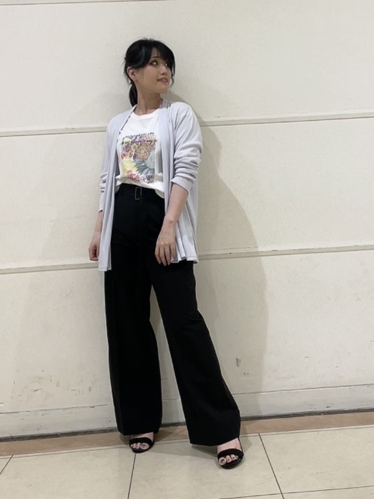 watanabeさんの「UNTITLED｜【接触冷感/UVカット/遮熱機能】フライスジャージカーディガン」を使ったコーディネート