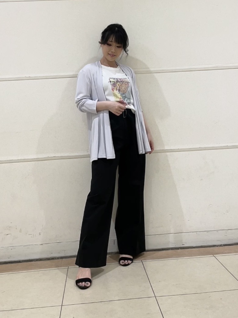 watanabeさんの「UNTITLED｜【接触冷感/UVカット/遮熱機能】フライスジャージカーディガン」を使ったコーディネート