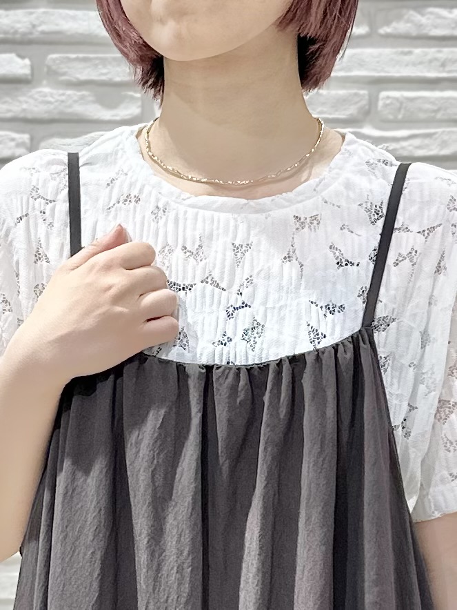 Hana...eさんの「index｜レースジャカードカットソー【洗濯機OK】」を使ったコーディネート