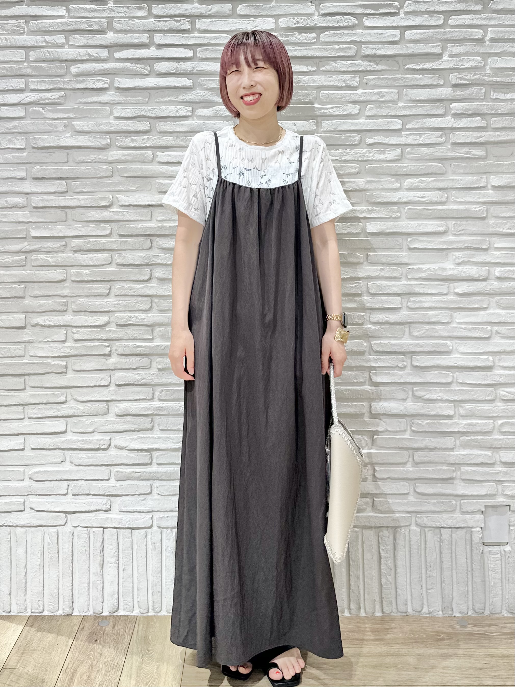 Hana...eさんの「index｜レースジャカードカットソー【洗濯機OK】」を使ったコーディネート