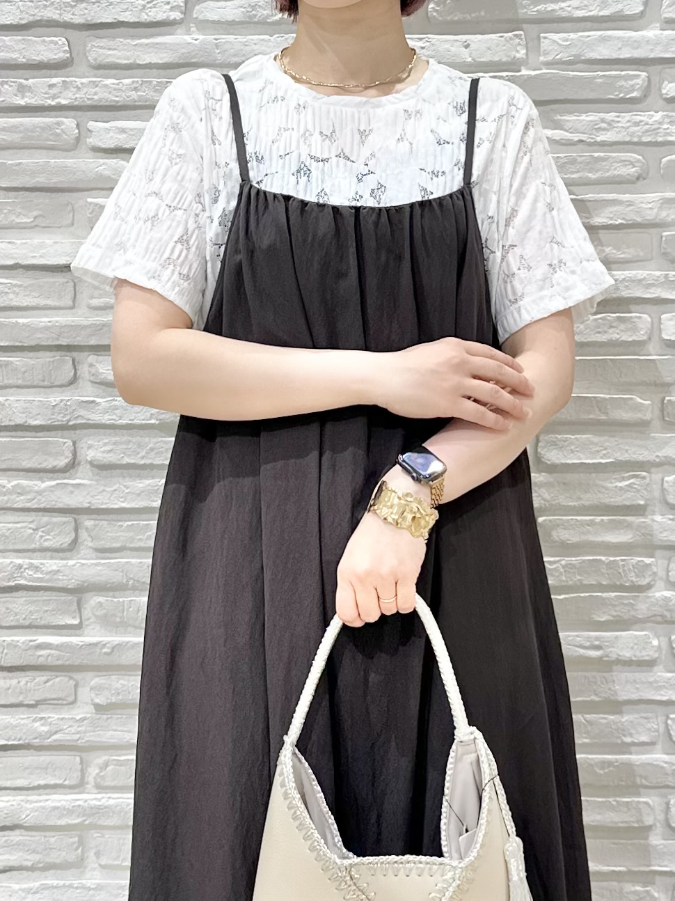 Hana...eさんの「index｜レースジャカードカットソー【洗濯機OK】」を使ったコーディネート