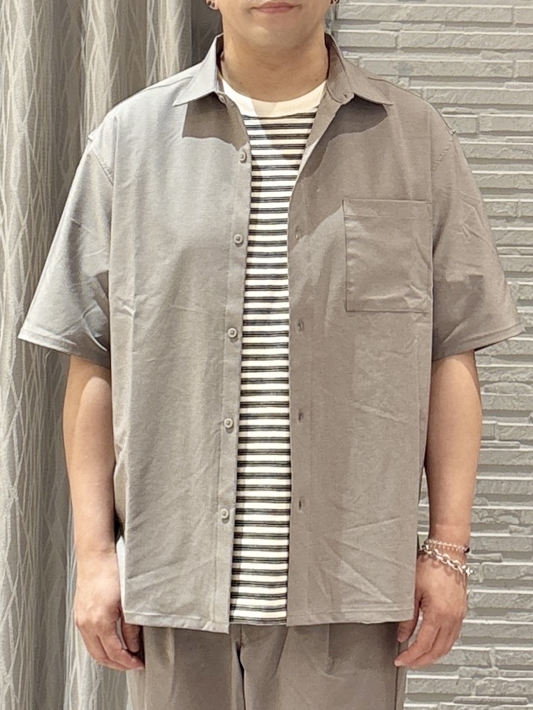 Pーyamaさんの「THE SHOP TK｜クールウェザー 半袖シャツ 接触冷感／吸水速乾／洗濯機OK／セットアップ可」を使ったコーディネート