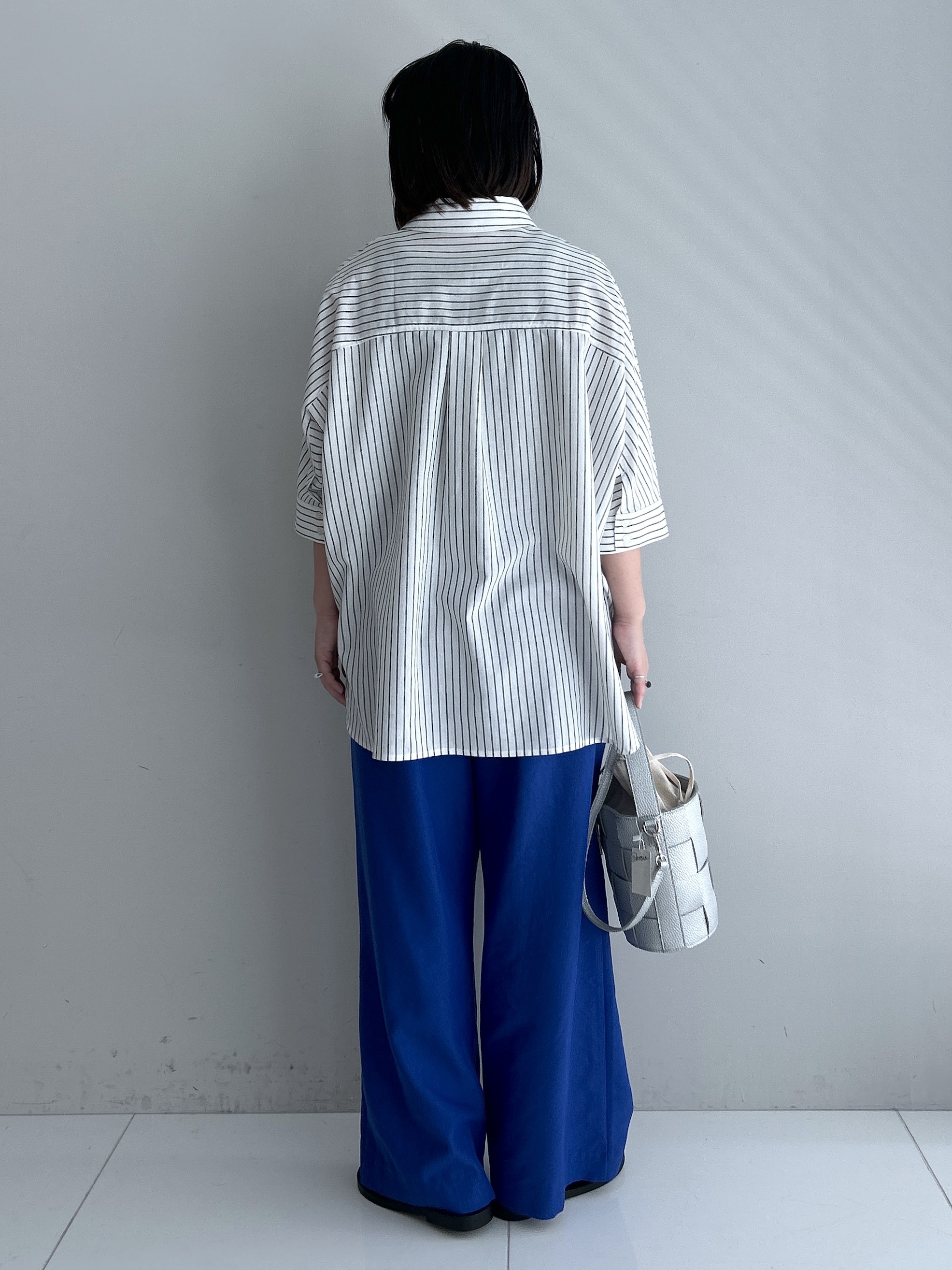 Hirokaさんの「Dessin｜【セットアップ可/洗える】リネンブレンドドルマンシャツ」を使ったコーディネート