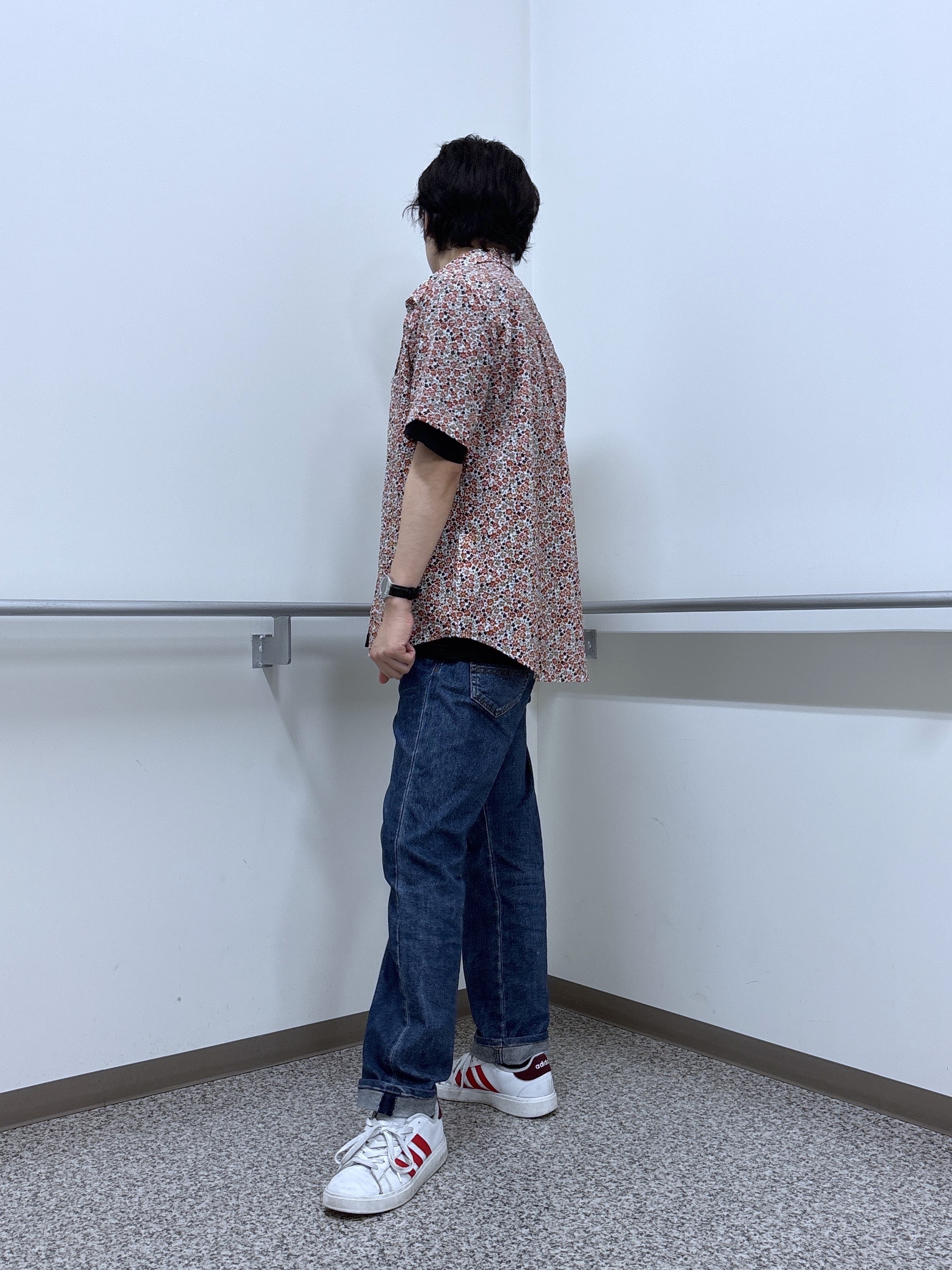 KEIさんの「TAKEO KIKUCHI｜リップル小花シャツ」を使ったコーディネート