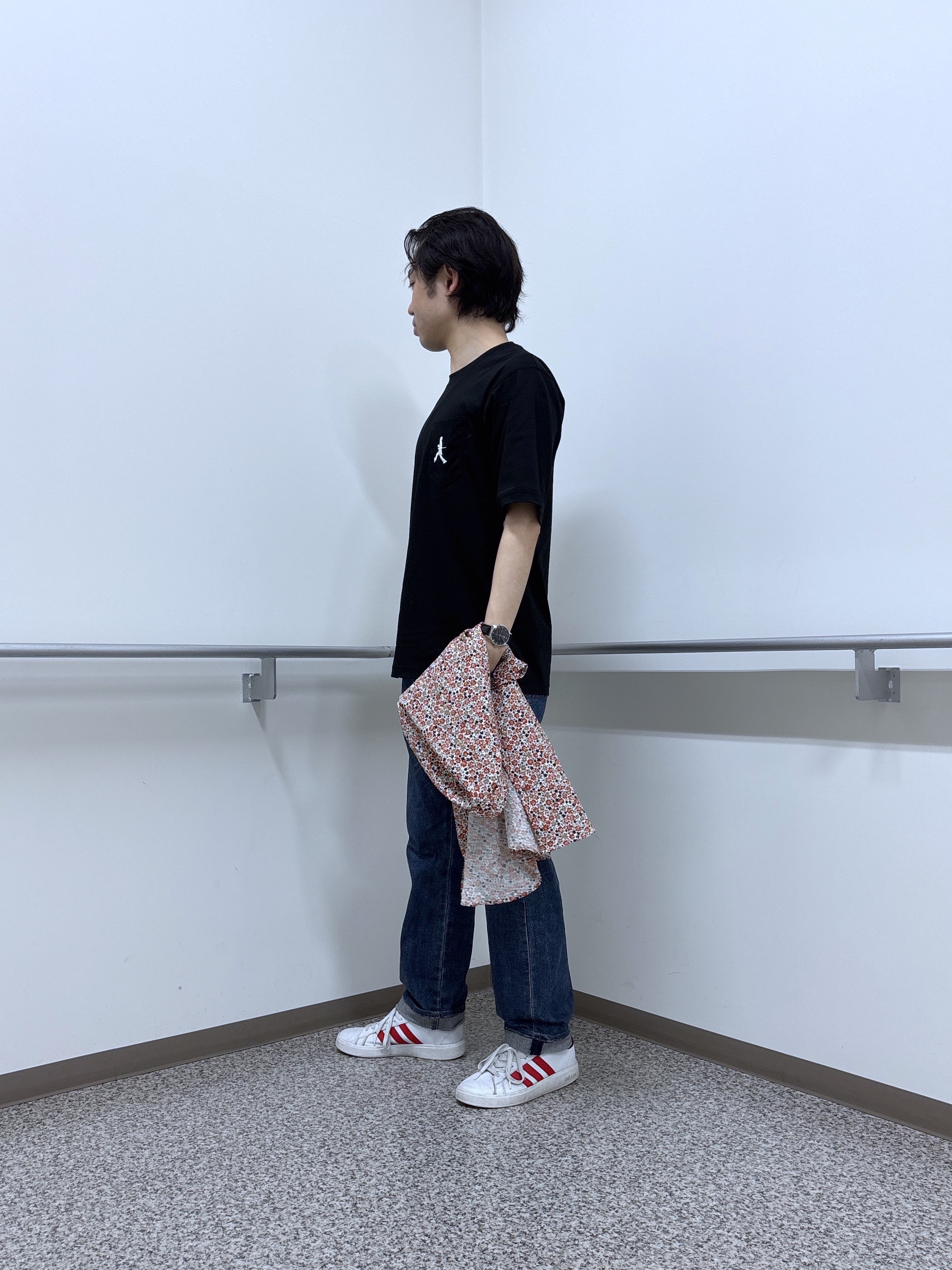 KEIさんの「TAKEO KIKUCHI｜リップル小花シャツ」を使ったコーディネート