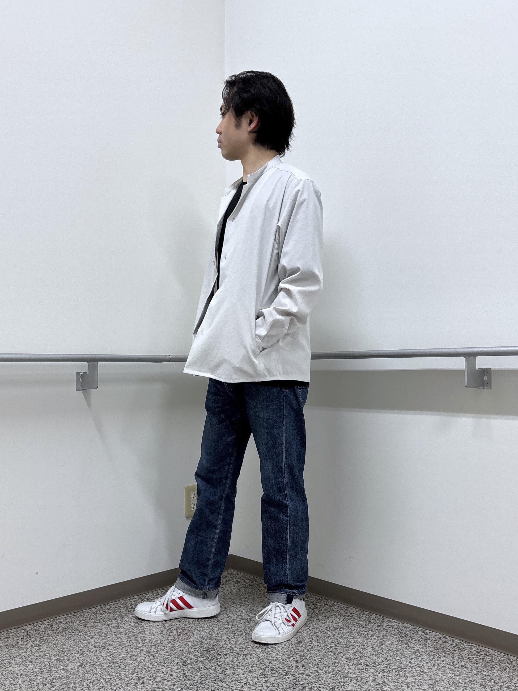 KEIさんの「TAKEO KIKUCHI｜【撥水・洗える・シワになりにくい】 リランチェ（R） シャツ」を使ったコーディネート