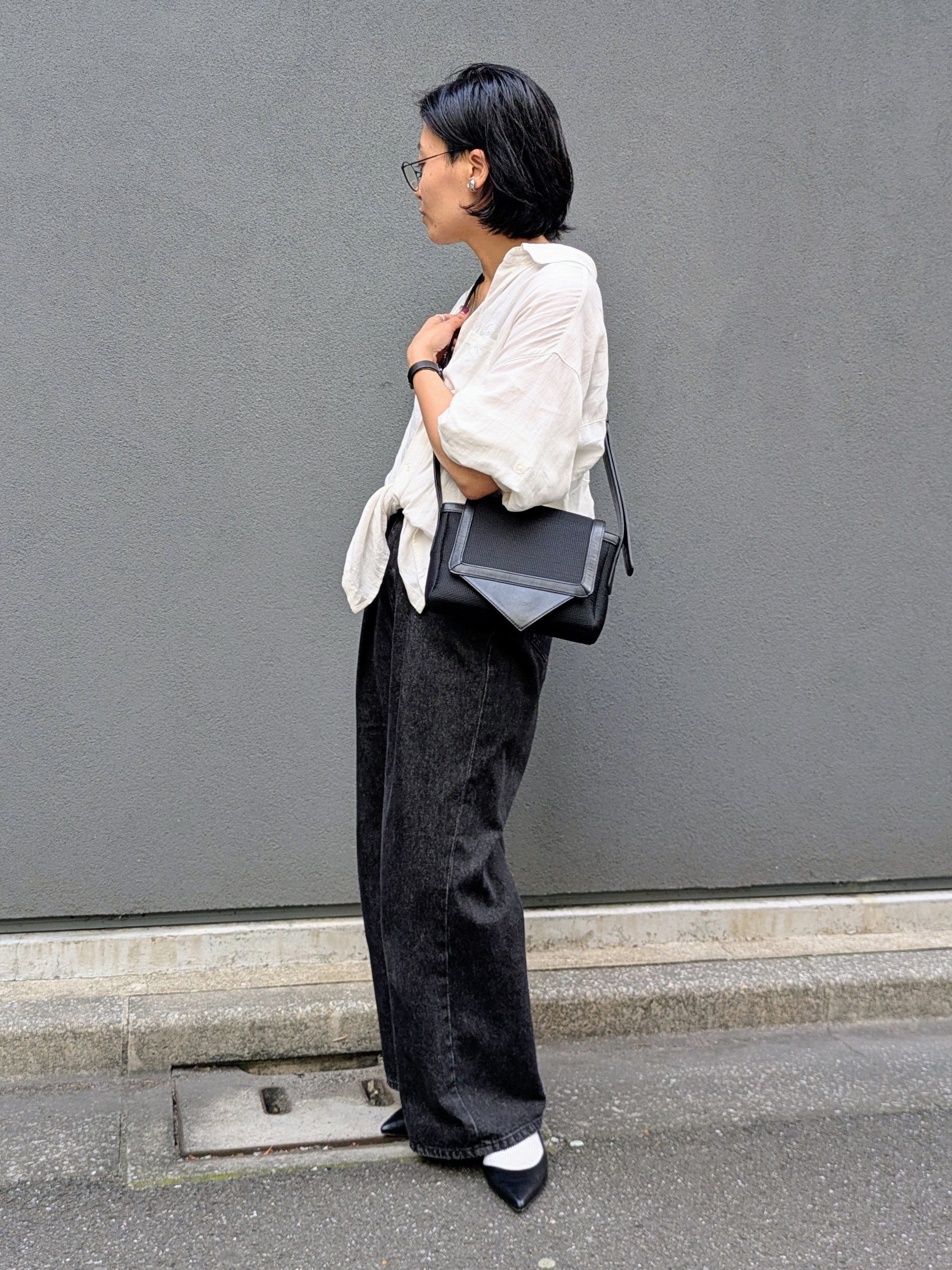 MTさんの「HIROKO HAYASHI｜TRIS（トリス）ショルダーバッグS」を使ったコーディネート