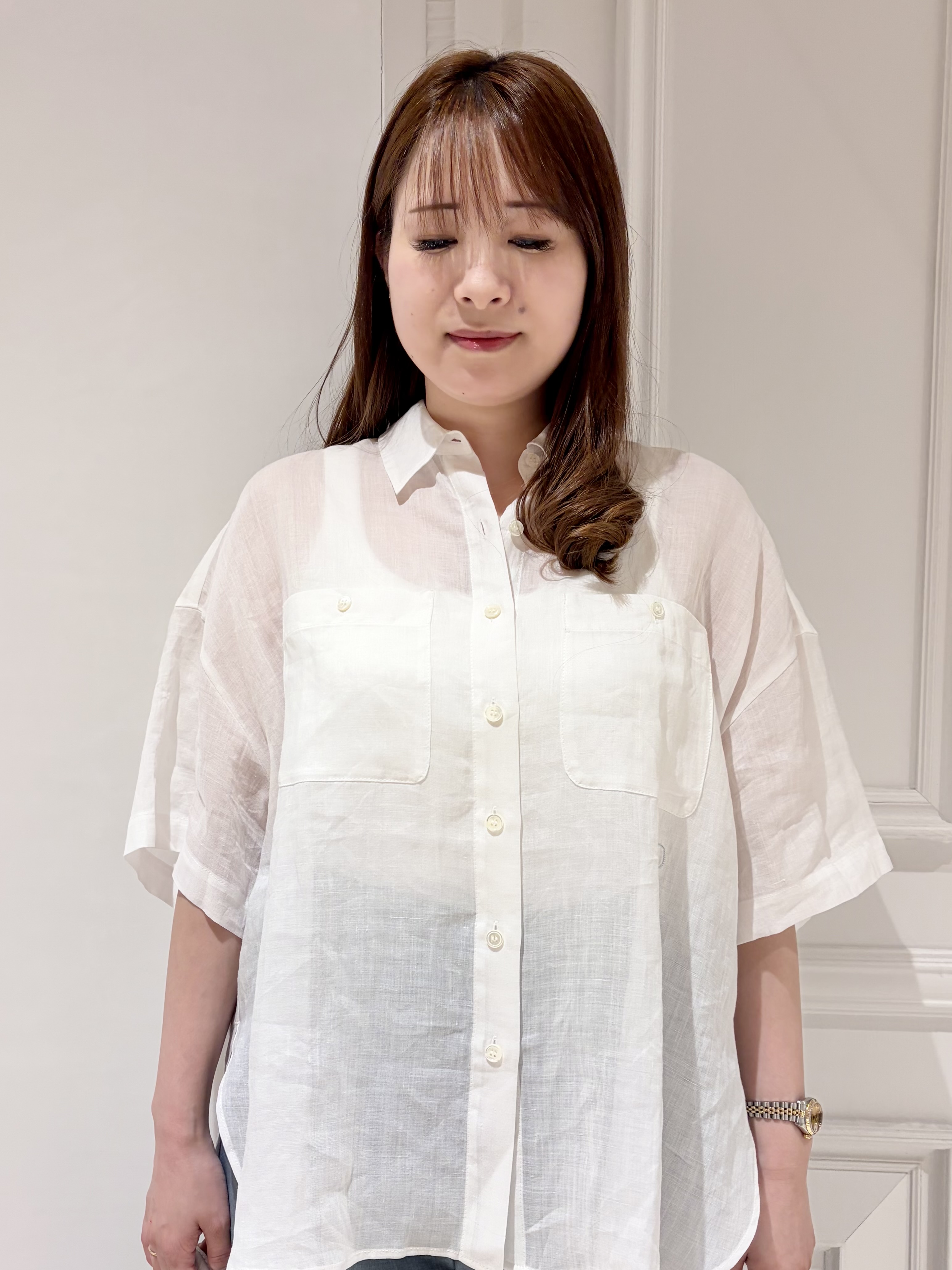 minowaさんの「DRESSTERIOR｜ピュアラミー シャツ」を使ったコーディネート