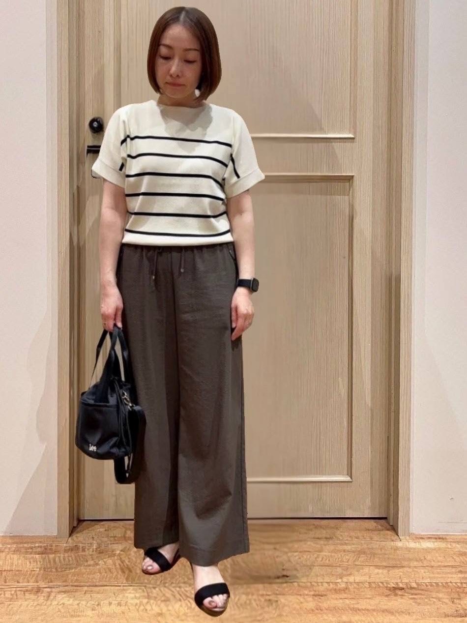 fukuiさんの「SHOO･LA･RUE｜【高レビュー/洗濯機可/セットアップ可】軽凛(かろりん) ひんやり半袖ジャケット」を使ったコーディネート