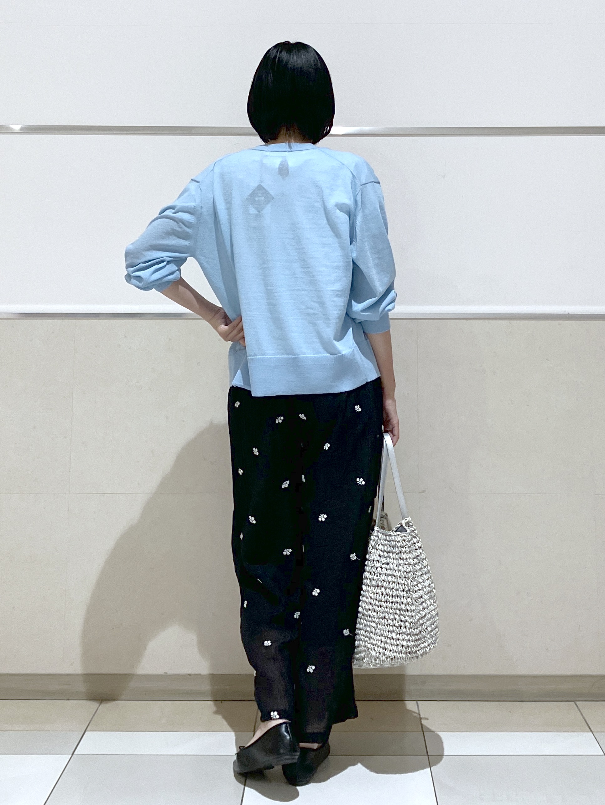 eriko さんの「Dessin｜【UVカット/接触冷感】美光沢カットソー」を使ったコーディネート