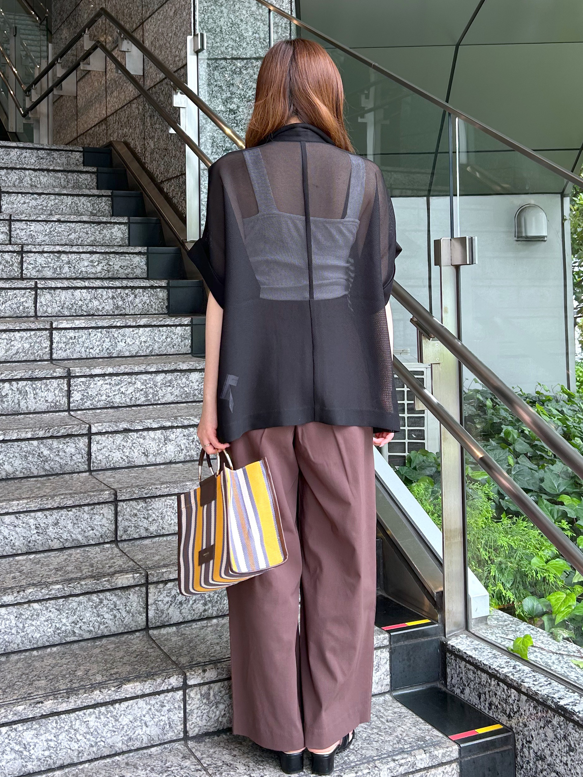 Risaさんの「OPAQUE.CLIP｜メッシュテーラードジャケット【洗濯機OK】」を使ったコーディネート
