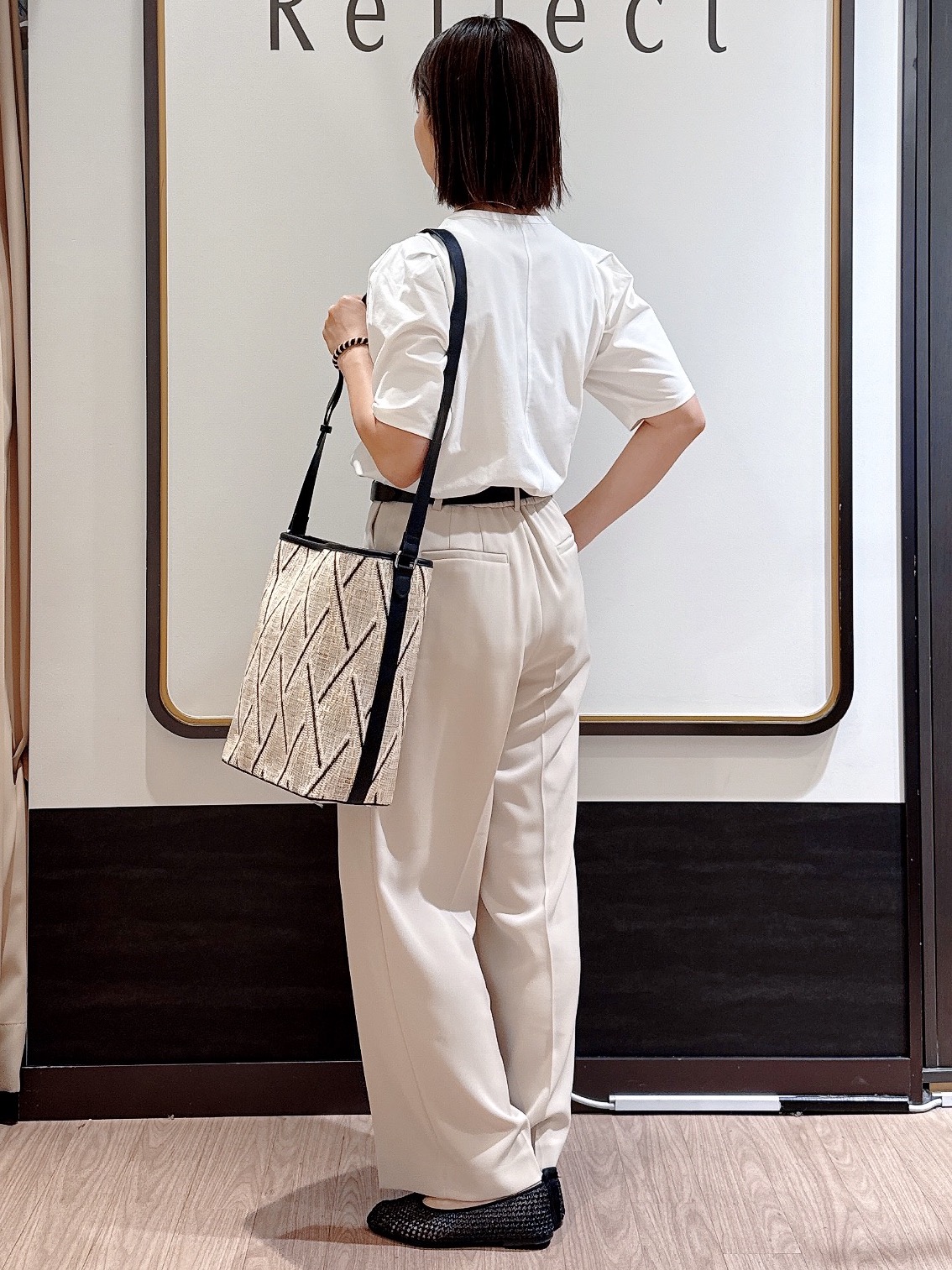 nekoさんの「Reflect｜【UVカット／接触冷感／吸水速乾】デザインスリーブプルオーバー」を使ったコーディネート