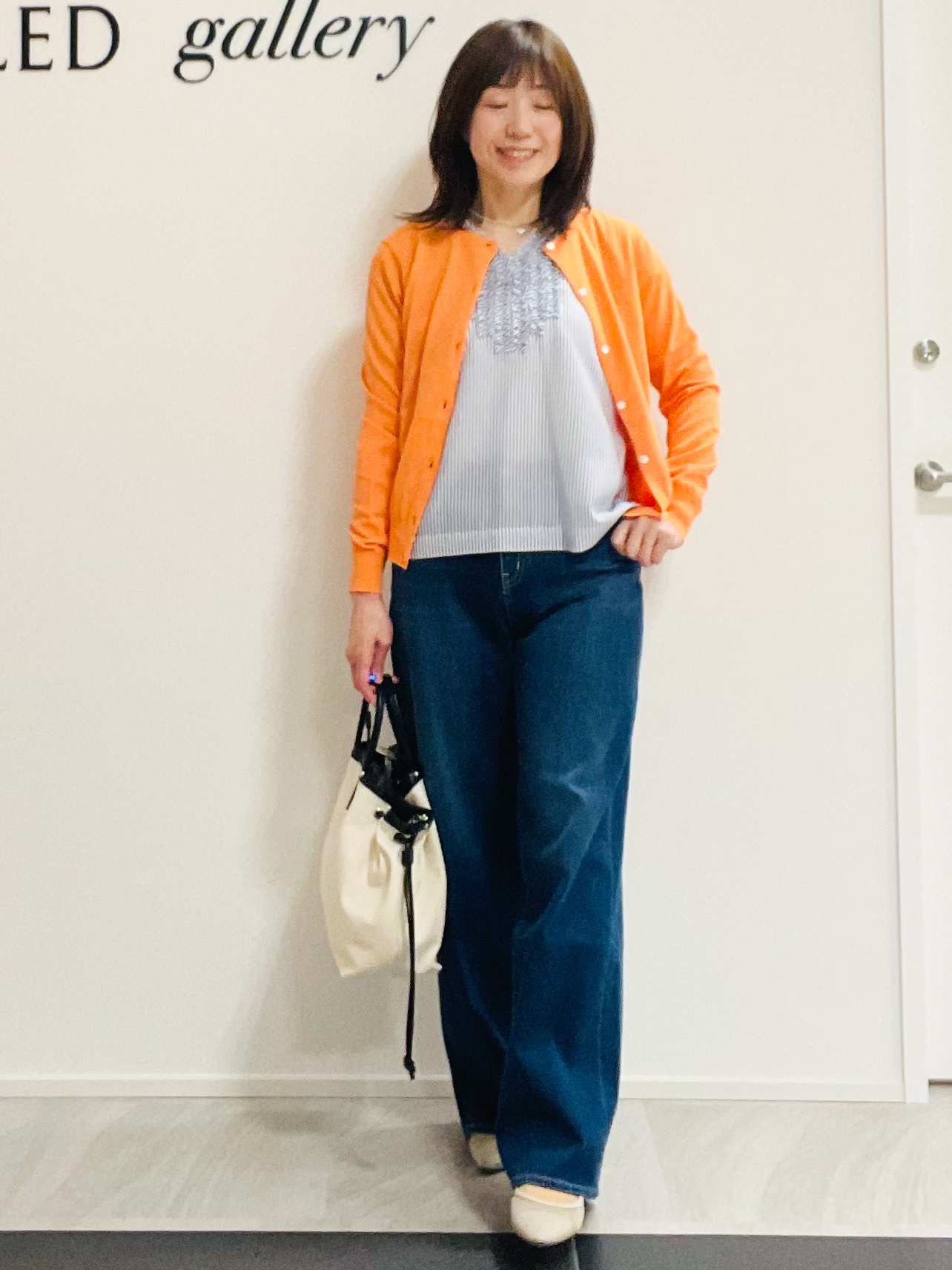 めいさんの「UNTITLED｜【追加/人気デニム】MAKE&times;DENIM WIDE」を使ったコーディネート