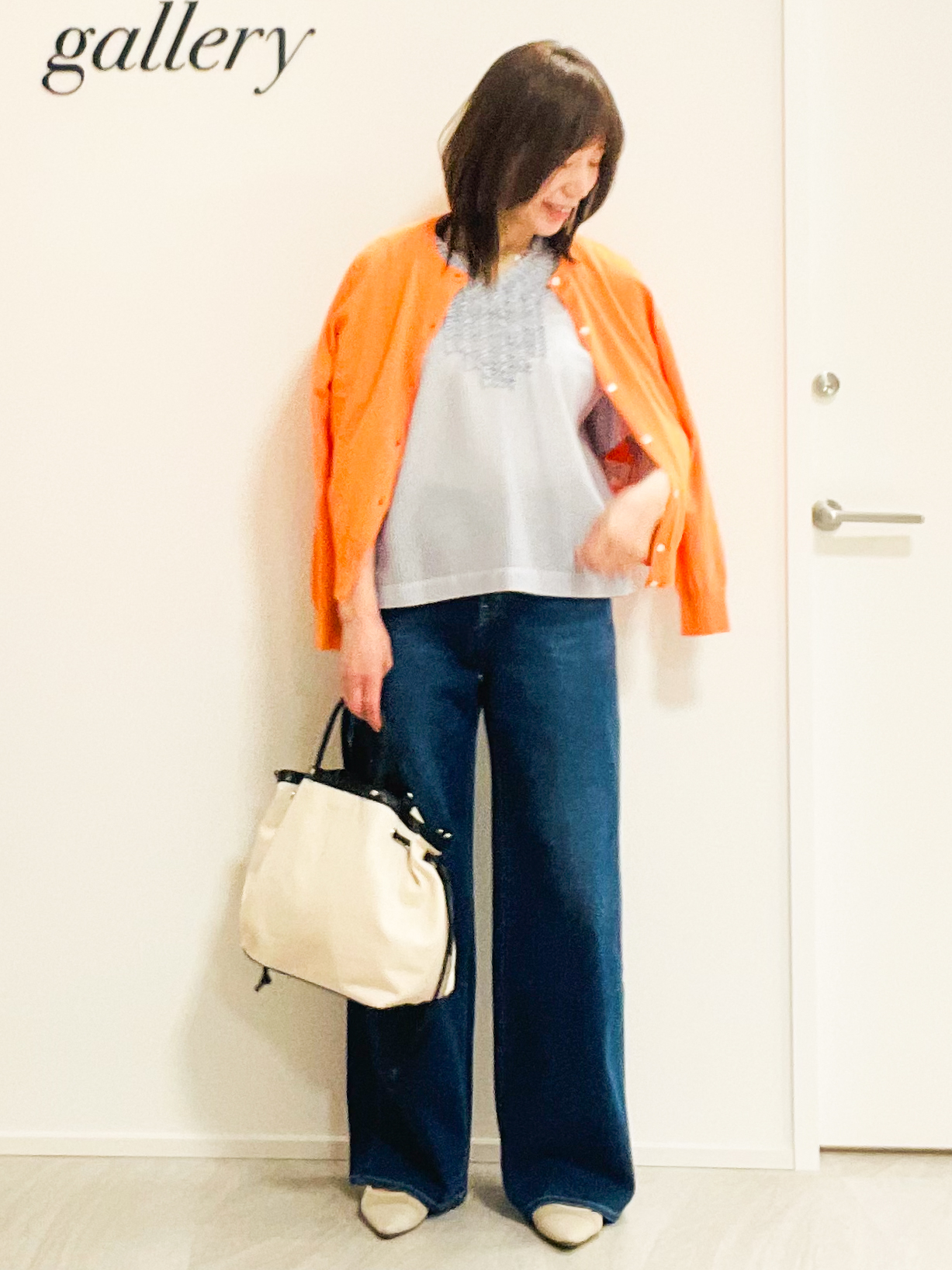 めいさんの「UNTITLED｜【追加/人気デニム】MAKE&times;DENIM WIDE」を使ったコーディネート