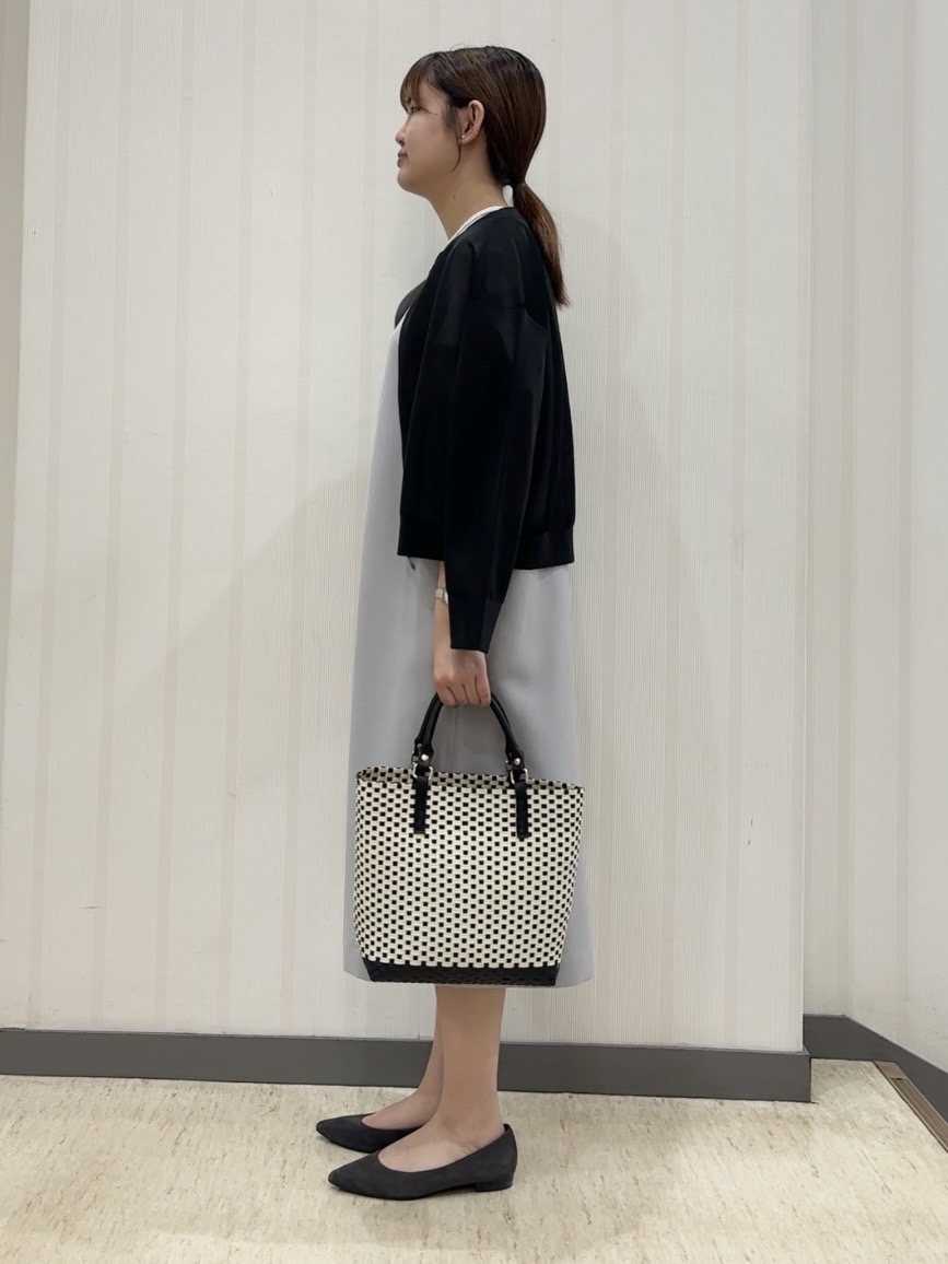 ちひさんの「INDIVI｜【洗える／UVケア／麻調】スキッパーワンピース」を使ったコーディネート