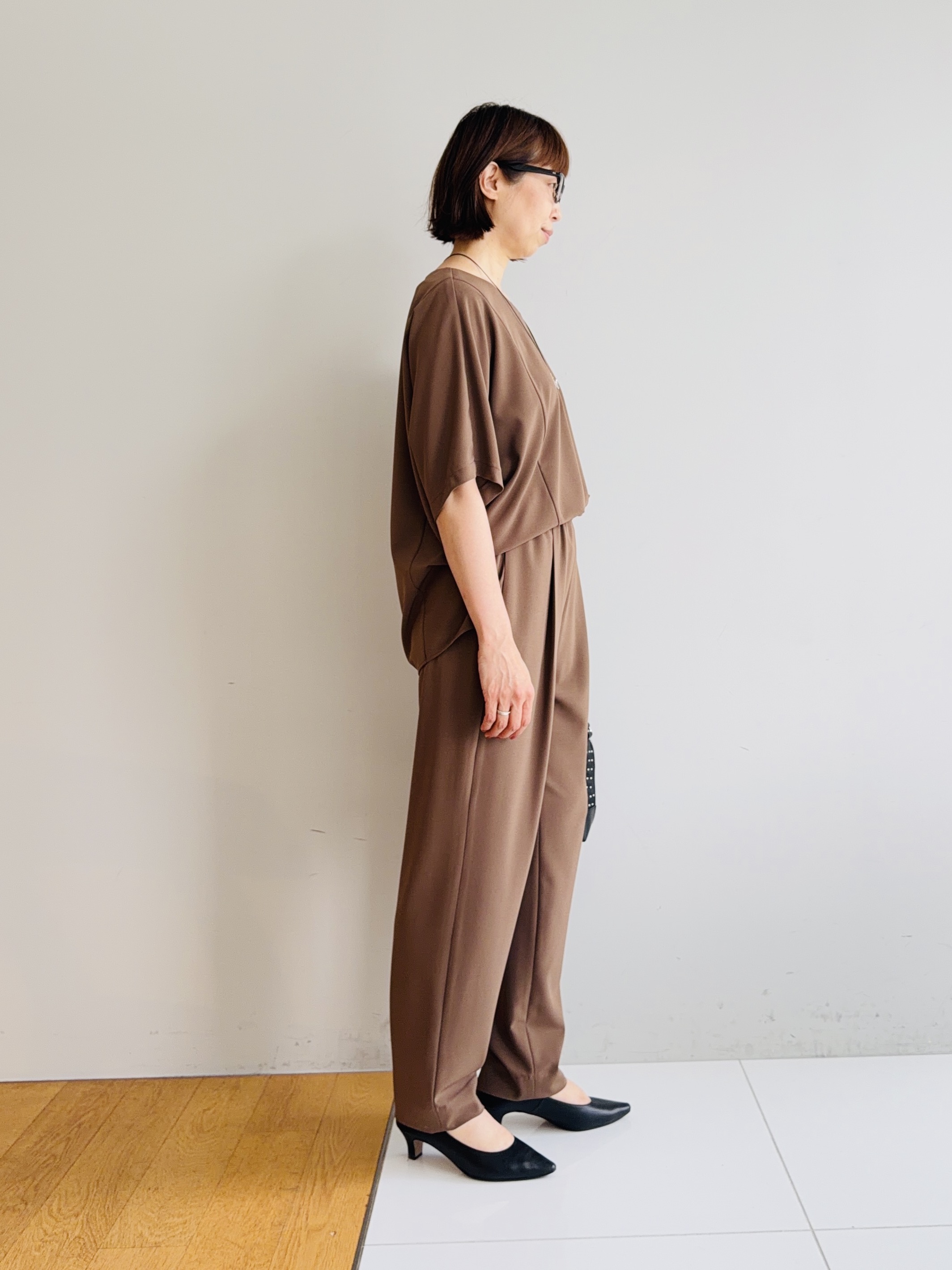 murayamaさんの「INDIVI｜【着る日傘】ドルマントップス」を使ったコーディネート