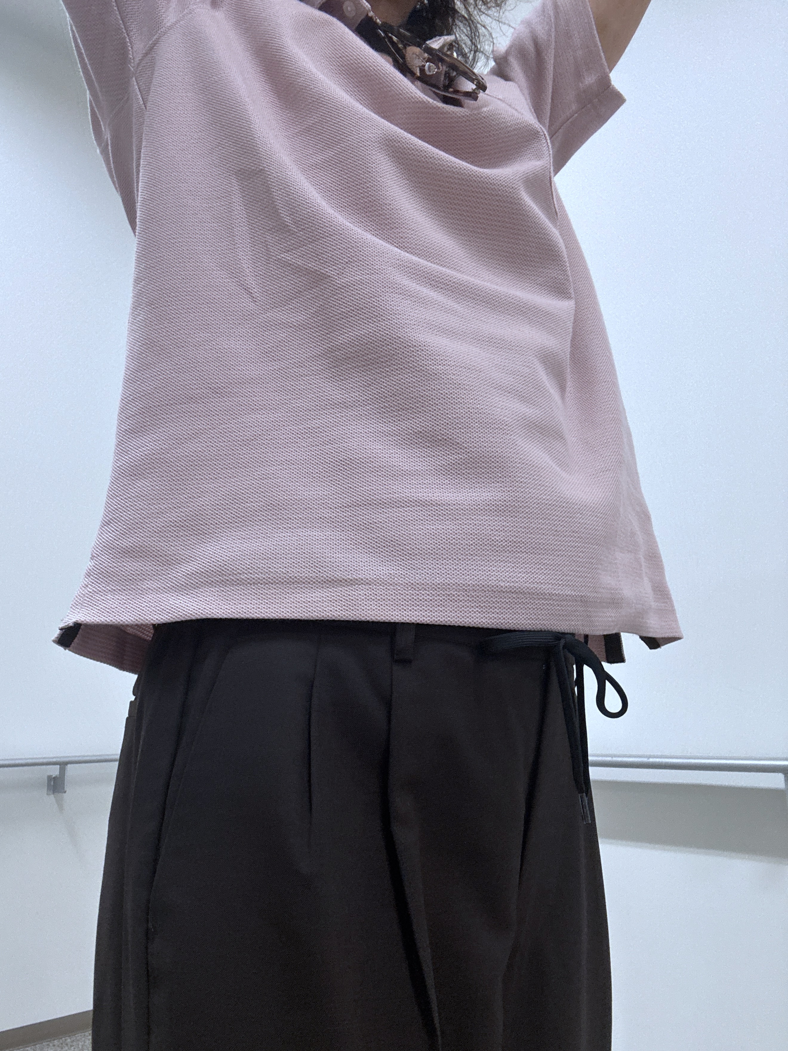 おーのさんの「TAKEO KIKUCHI｜【抗菌防臭】ステイフレッシュ ポロシャツ」を使ったコーディネート
