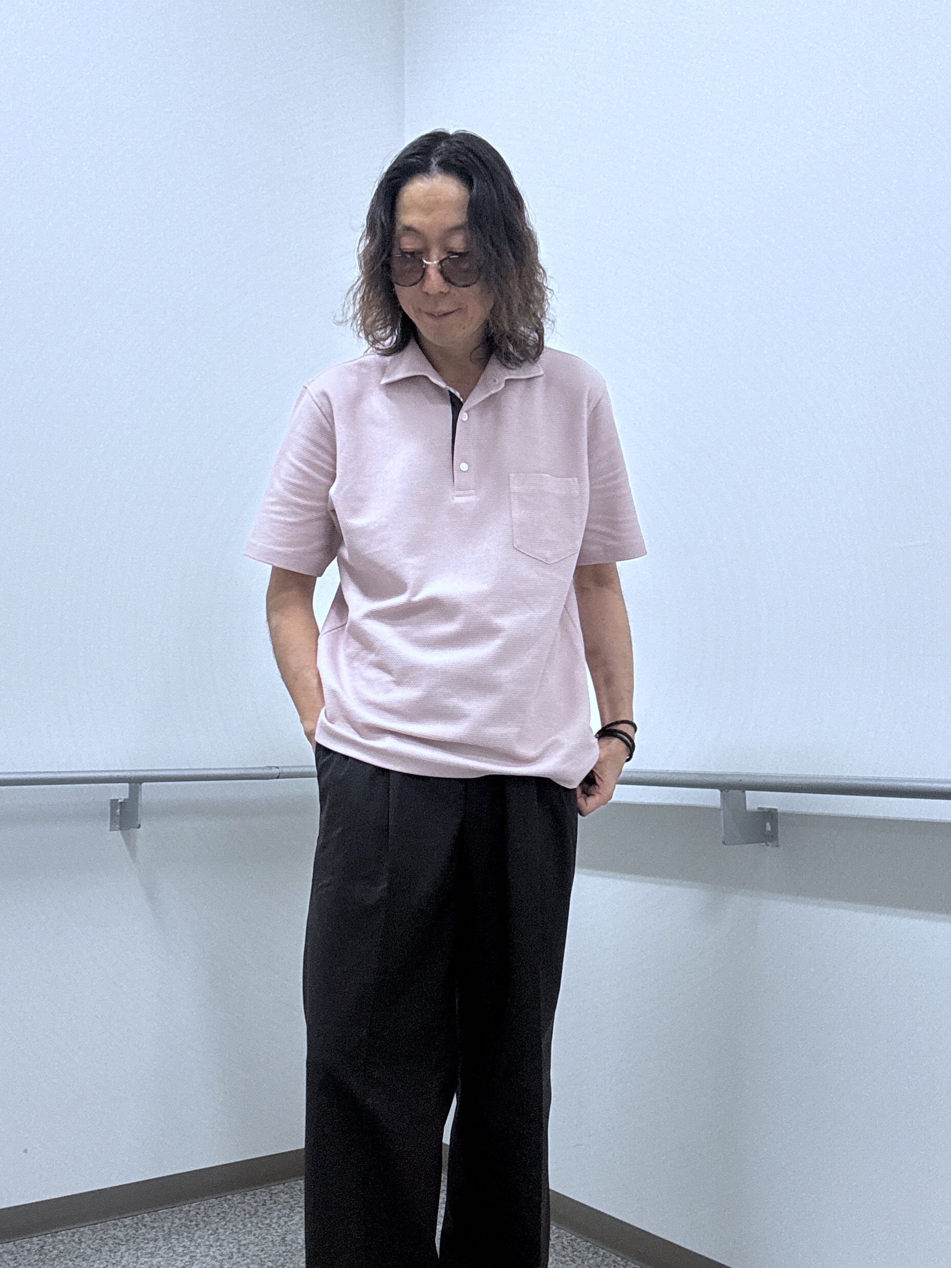 おーのさんの「TAKEO KIKUCHI｜【抗菌防臭】ステイフレッシュ ポロシャツ」を使ったコーディネート
