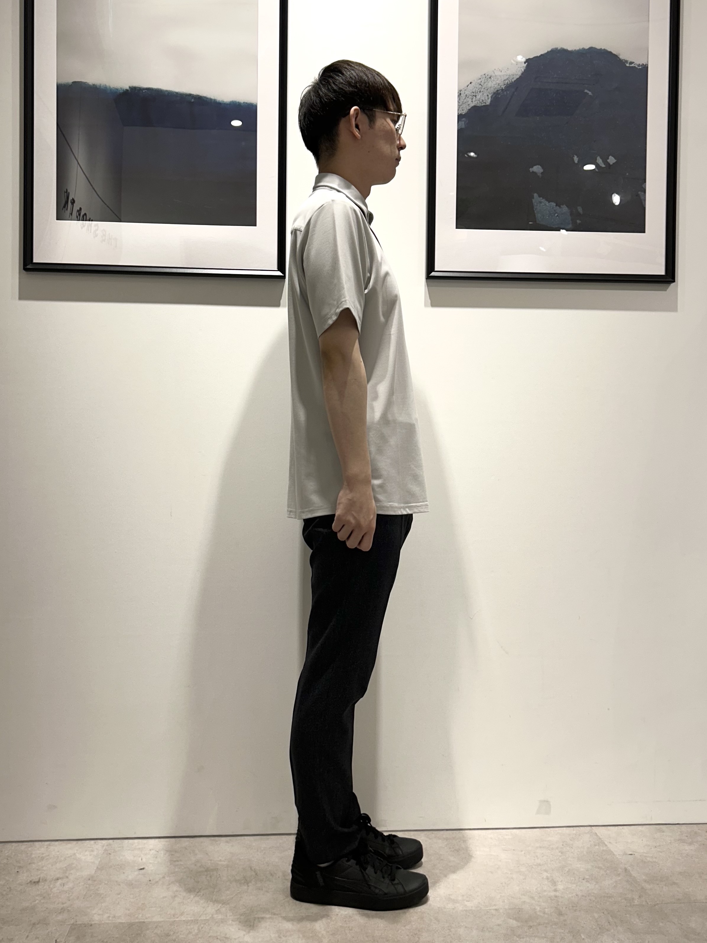 。さんの「THE SHOP TK｜アイス カノコポロシャツ【接触冷感／洗濯機OK】」を使ったコーディネート