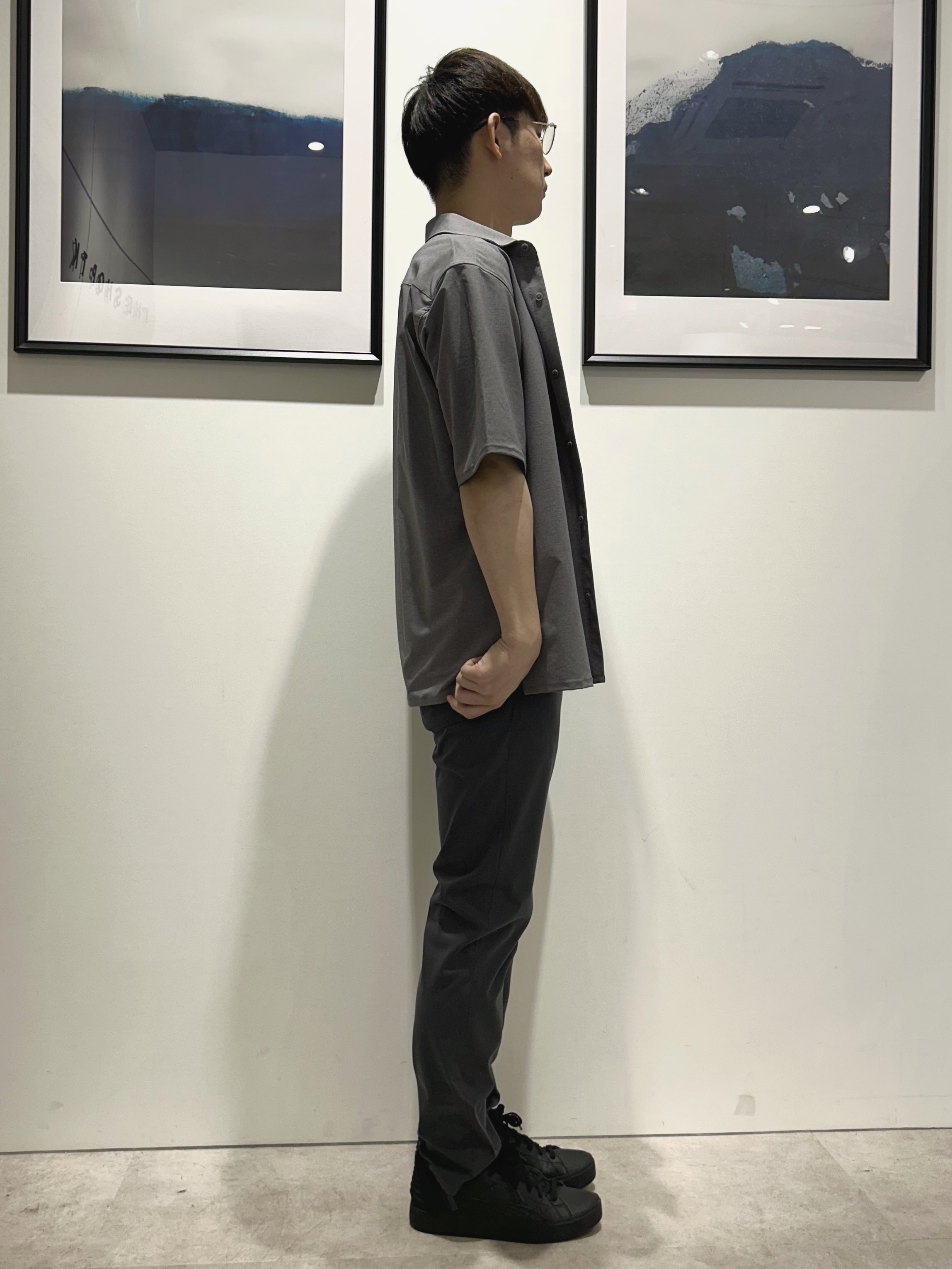 。さんの「THE SHOP TK｜クールウェザー 半袖シャツ 接触冷感／洗濯機OK／セットアップ可」を使ったコーディネート