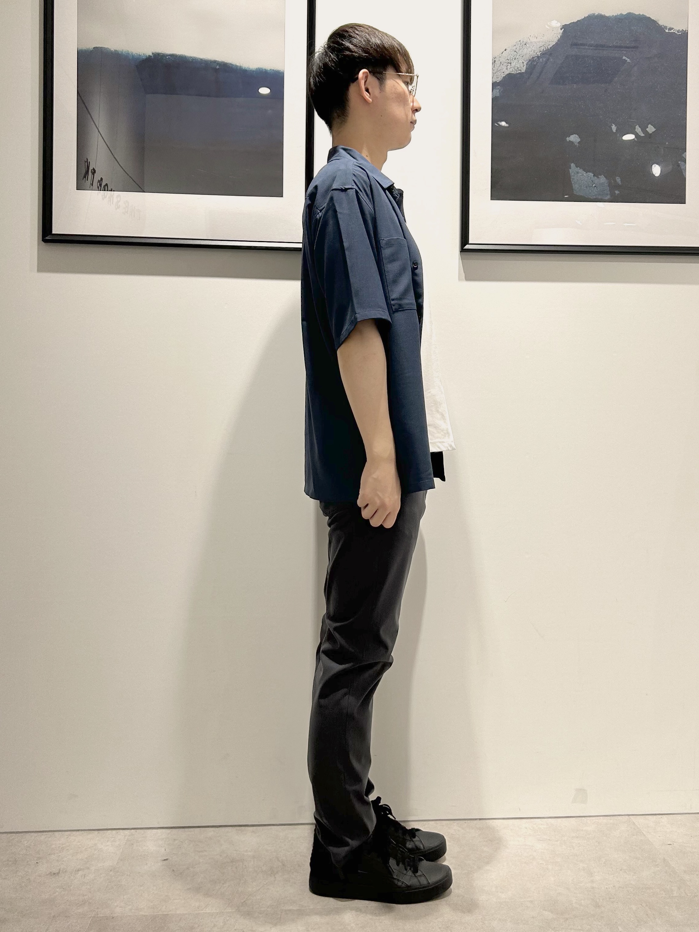 。さんの「THE SHOP TK｜LITE TEX ダブルフラップ半袖シャツ 接触冷感/吸水速乾/UVカット/アンチピリング/イージー」を使ったコーディネート