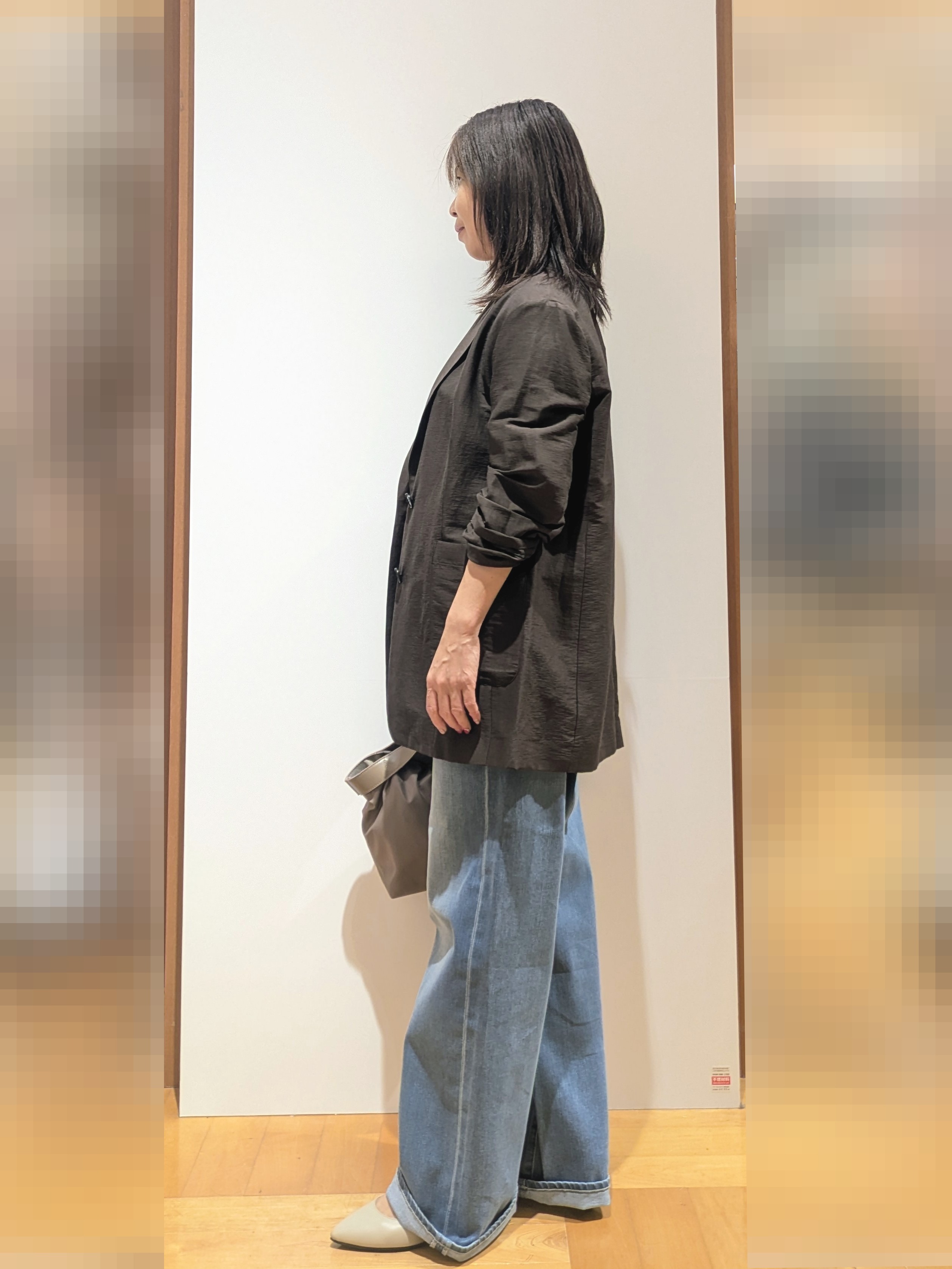 laverさんの「UNTITLED｜【程よいシアー感/洗える】エアリーバイオジャケット」を使ったコーディネート