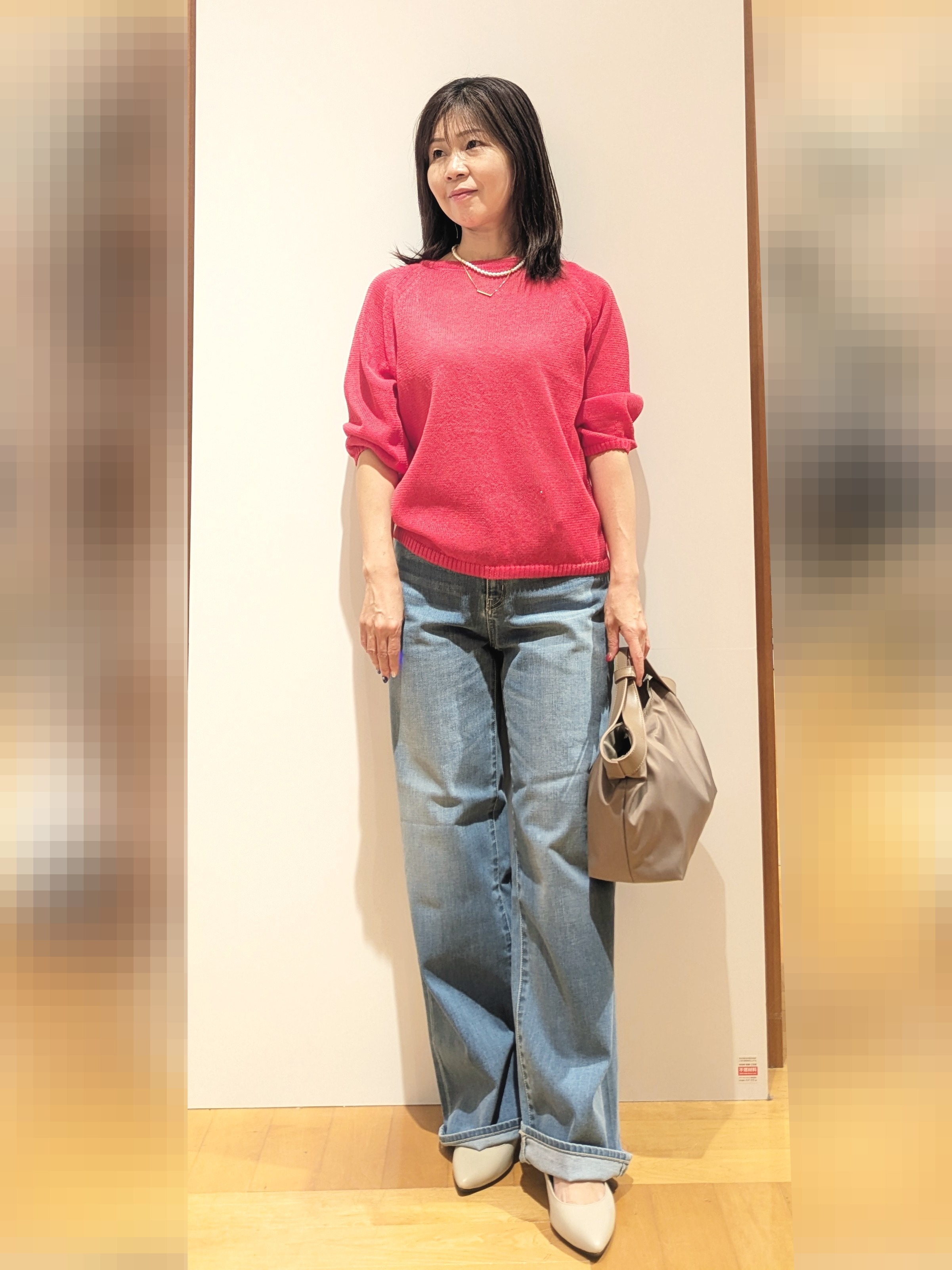 laverさんの「UNTITLED｜【程よいシアー感/洗える】エアリーバイオジャケット」を使ったコーディネート
