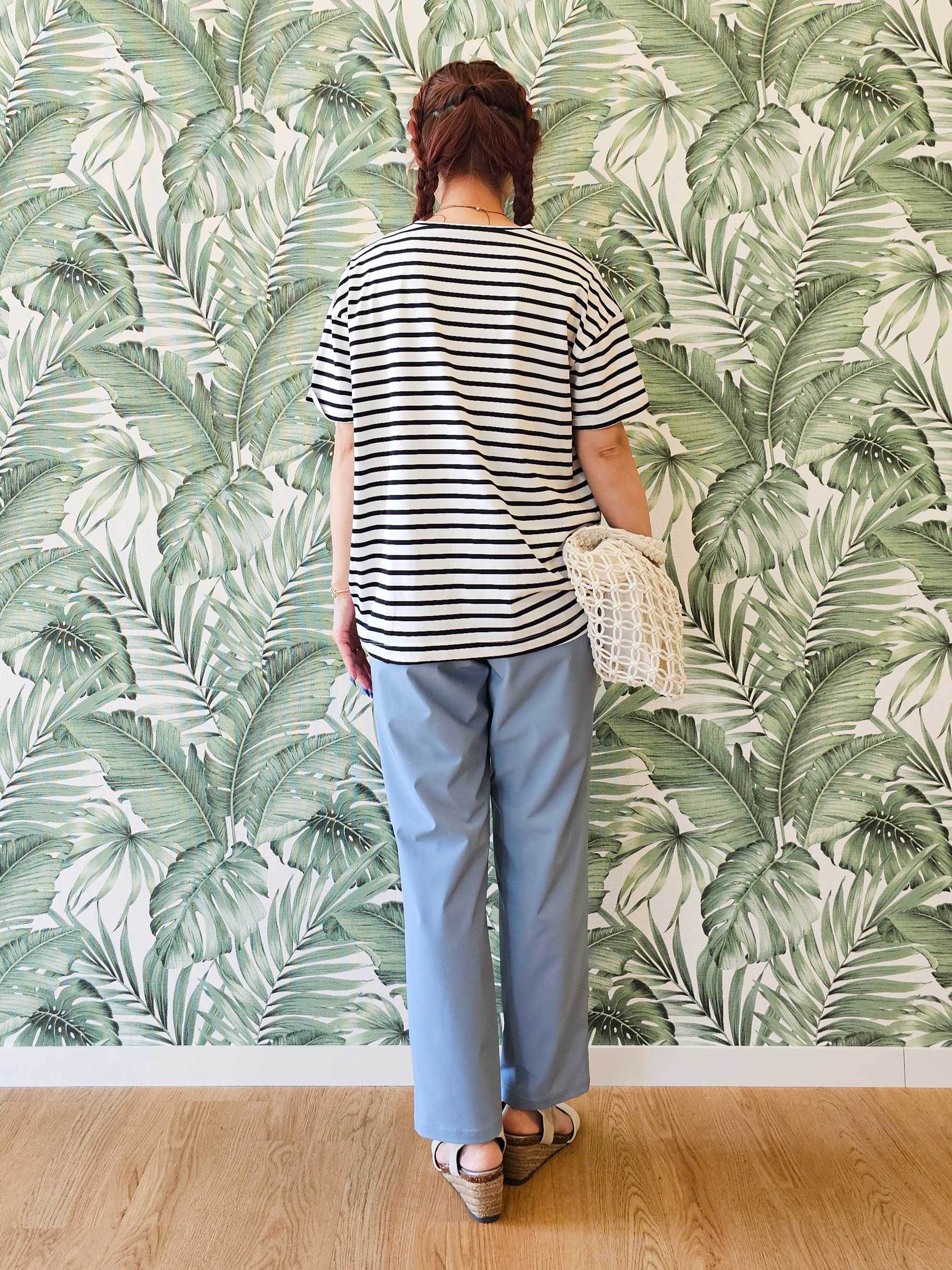 ゆゆさんの「SHOO･LA･RUE｜【ひんやり/S-LL】インせず決まる フロントタックデザインTシャツ」を使ったコーディネート