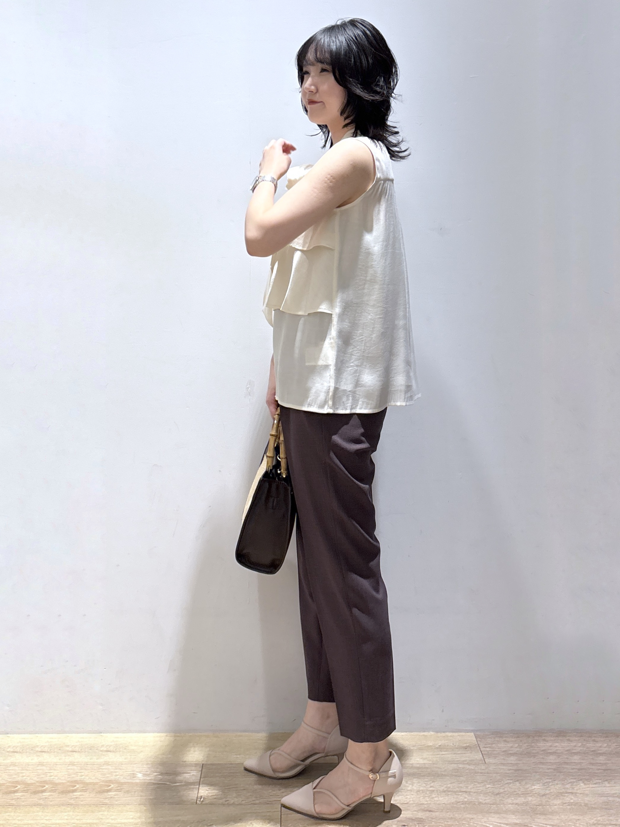 mizukiさんの「index｜【UVケア】ひんやりカーディガン《接触冷感／洗濯機OK》」を使ったコーディネート