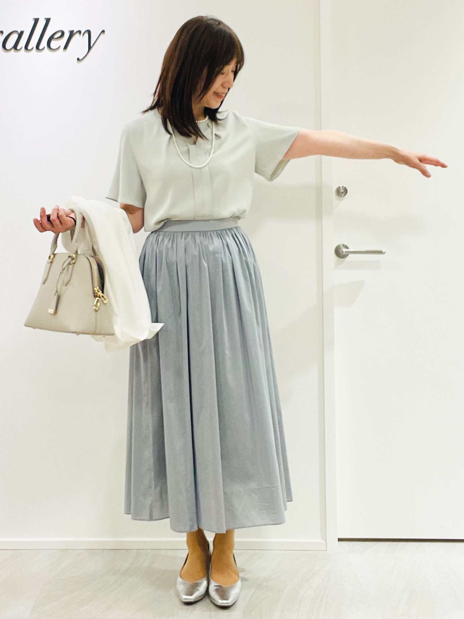 めいさんの「UNTITLED｜【清涼感/洗える】ミニマルシルエットジャケット」を使ったコーディネート