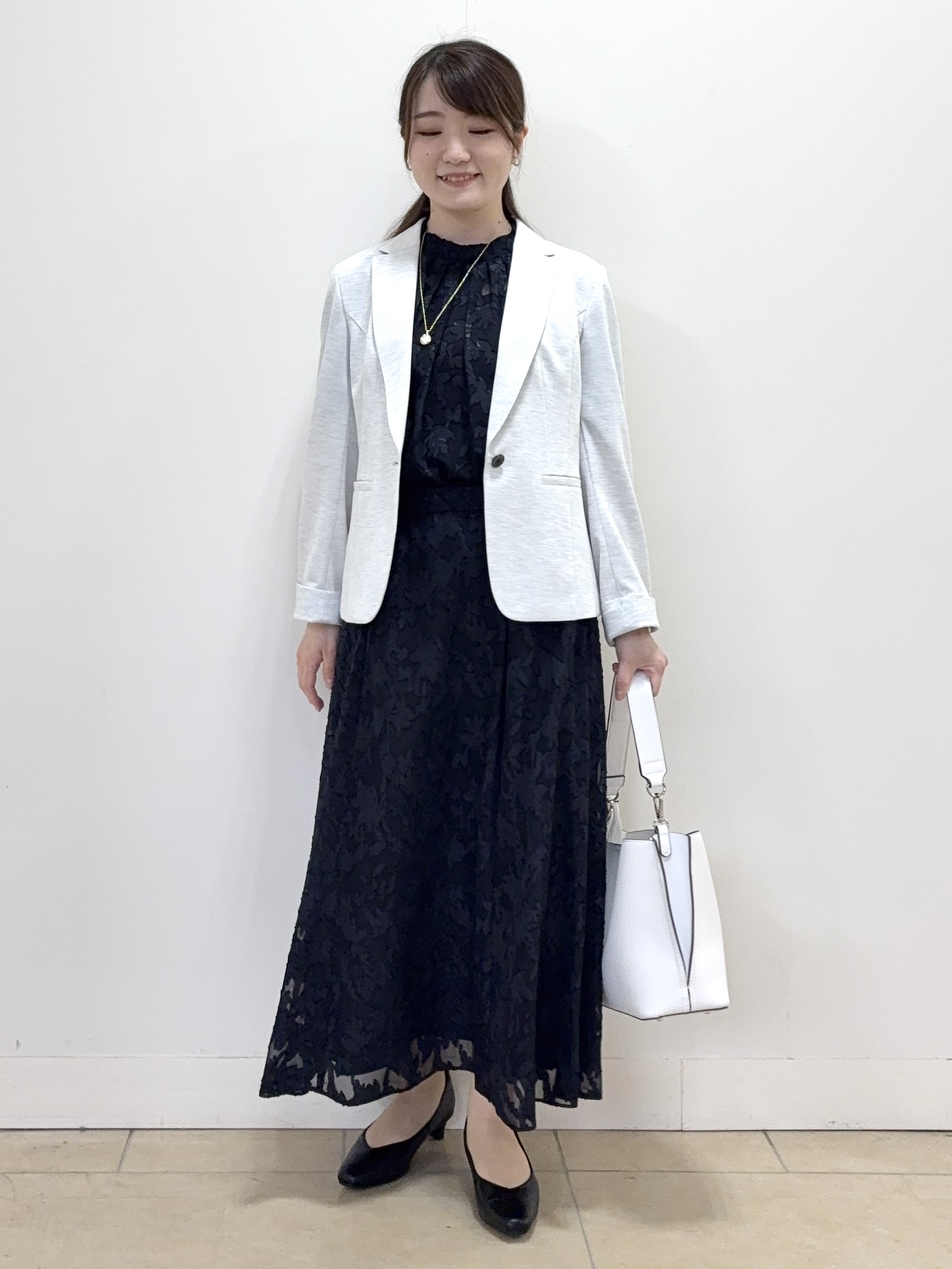 mikiさんの「Reflect｜【SS-4Lサイズ／UVカット／接触冷感】匠ジャケット／ベーシックテーラード」を使ったコーディネート