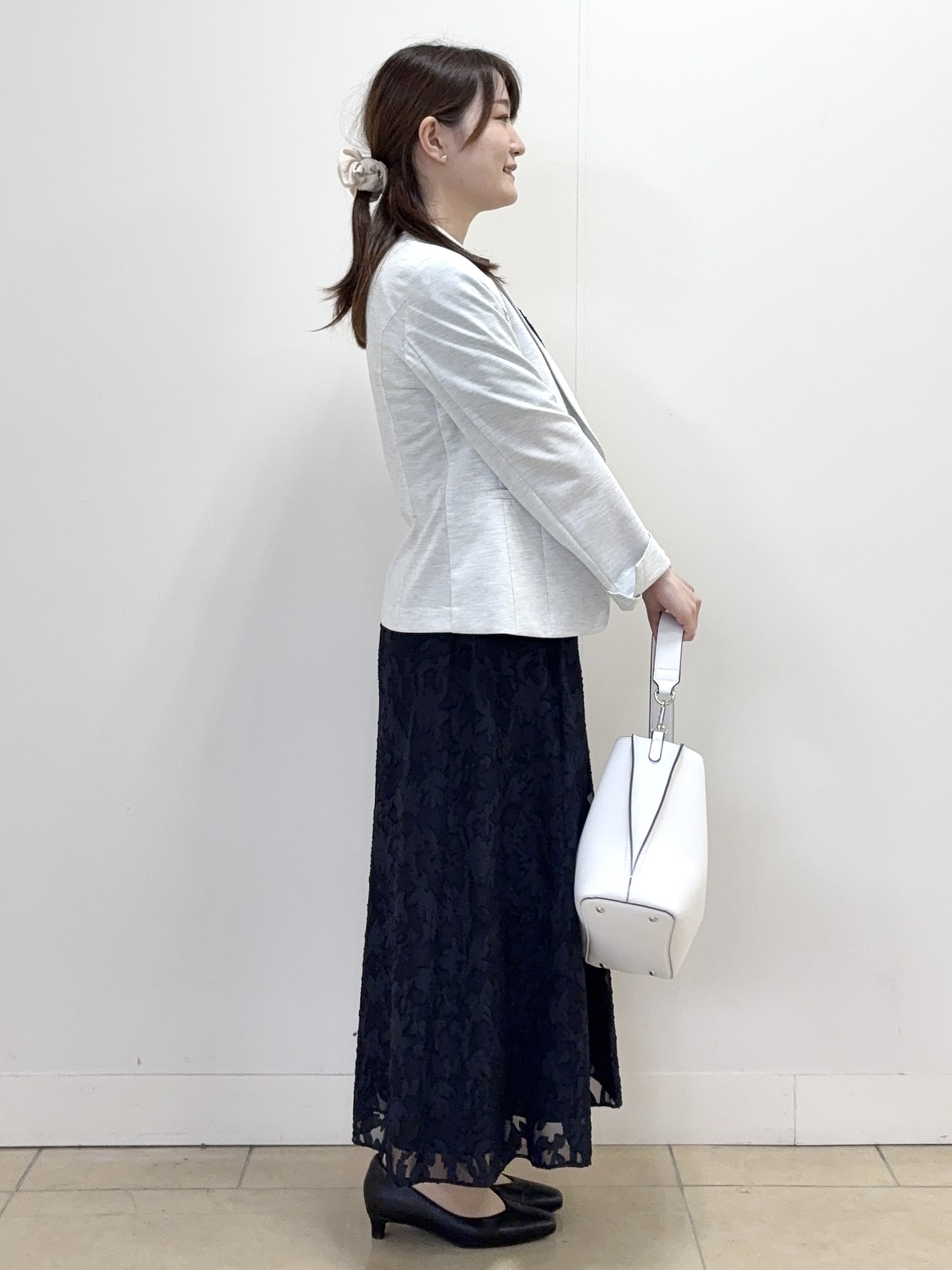 mikiさんの「Reflect｜【SS-4Lサイズ／UVカット／接触冷感】匠ジャケット／ベーシックテーラード」を使ったコーディネート