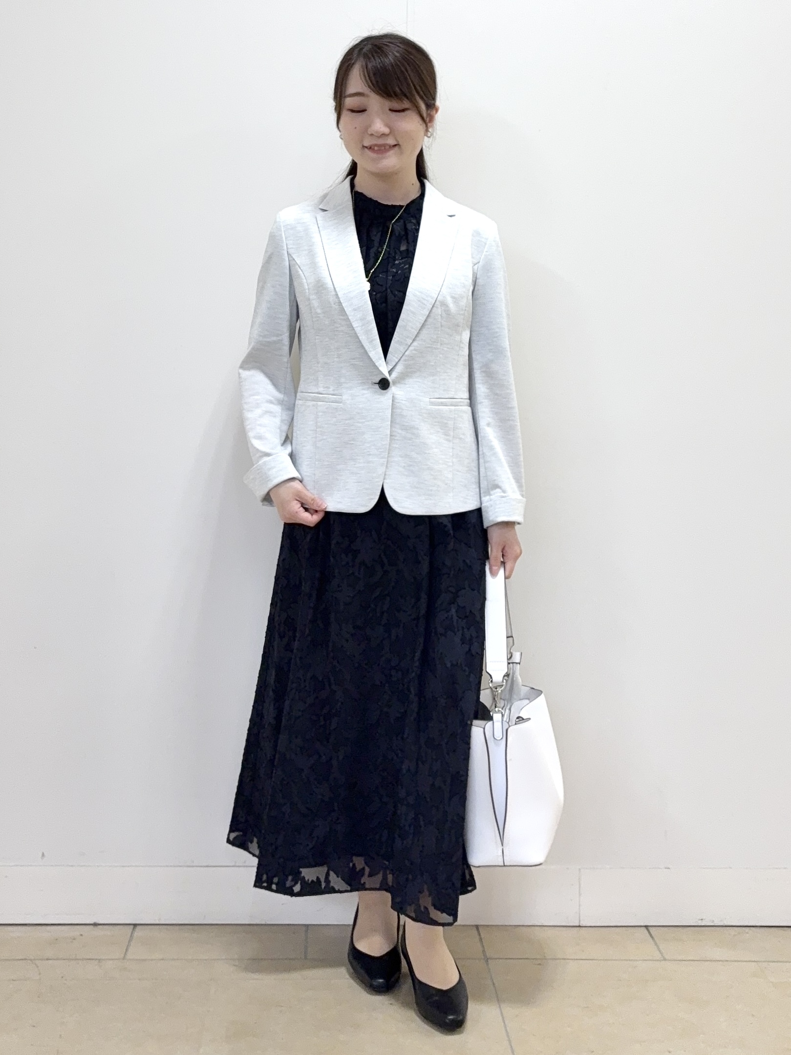 mikiさんの「Reflect｜【SS-4Lサイズ／UVカット／接触冷感】匠ジャケット／ベーシックテーラード」を使ったコーディネート