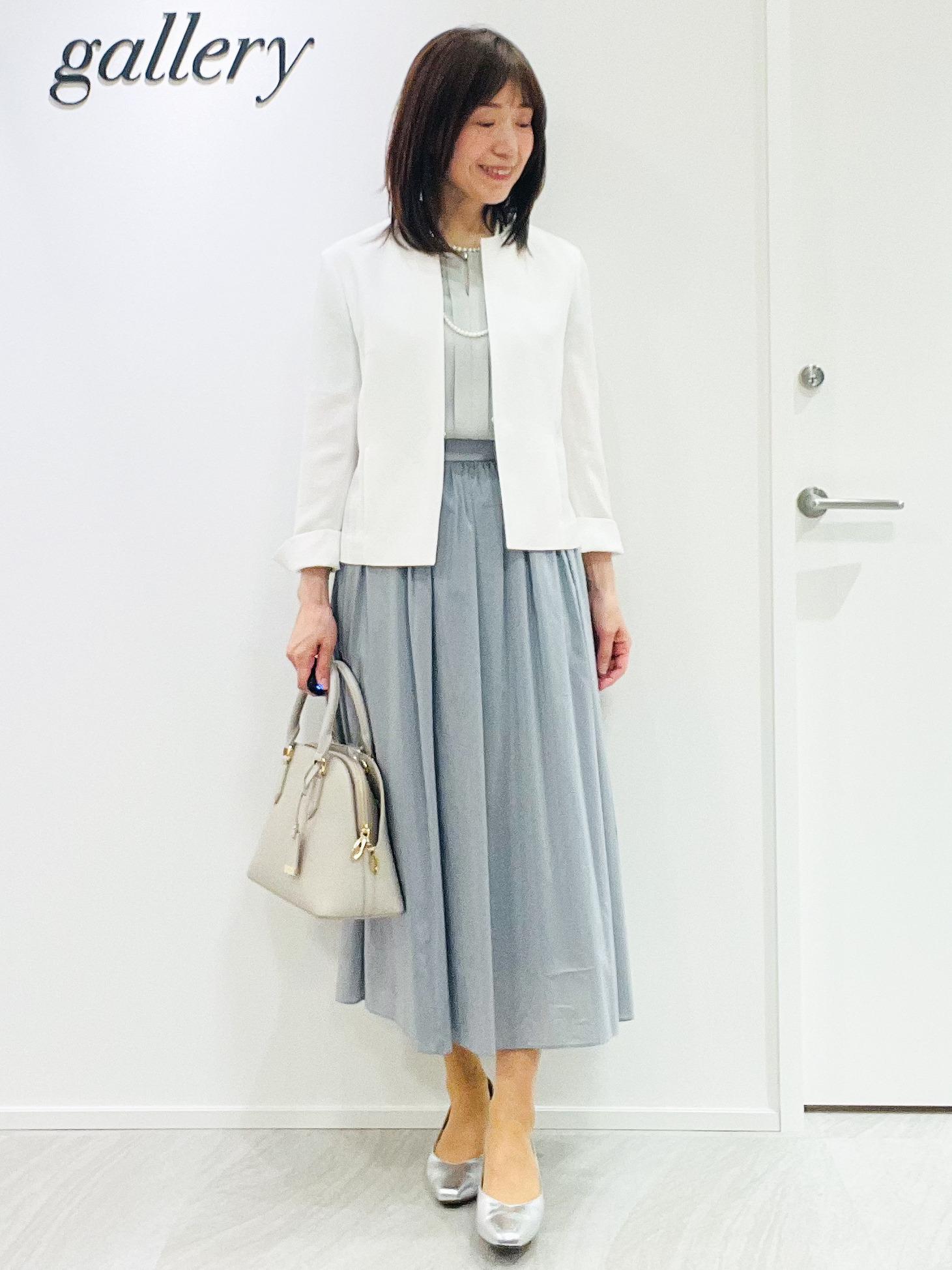 めいさんの「UNTITLED｜【清涼感/洗える】ミニマルシルエットジャケット」を使ったコーディネート