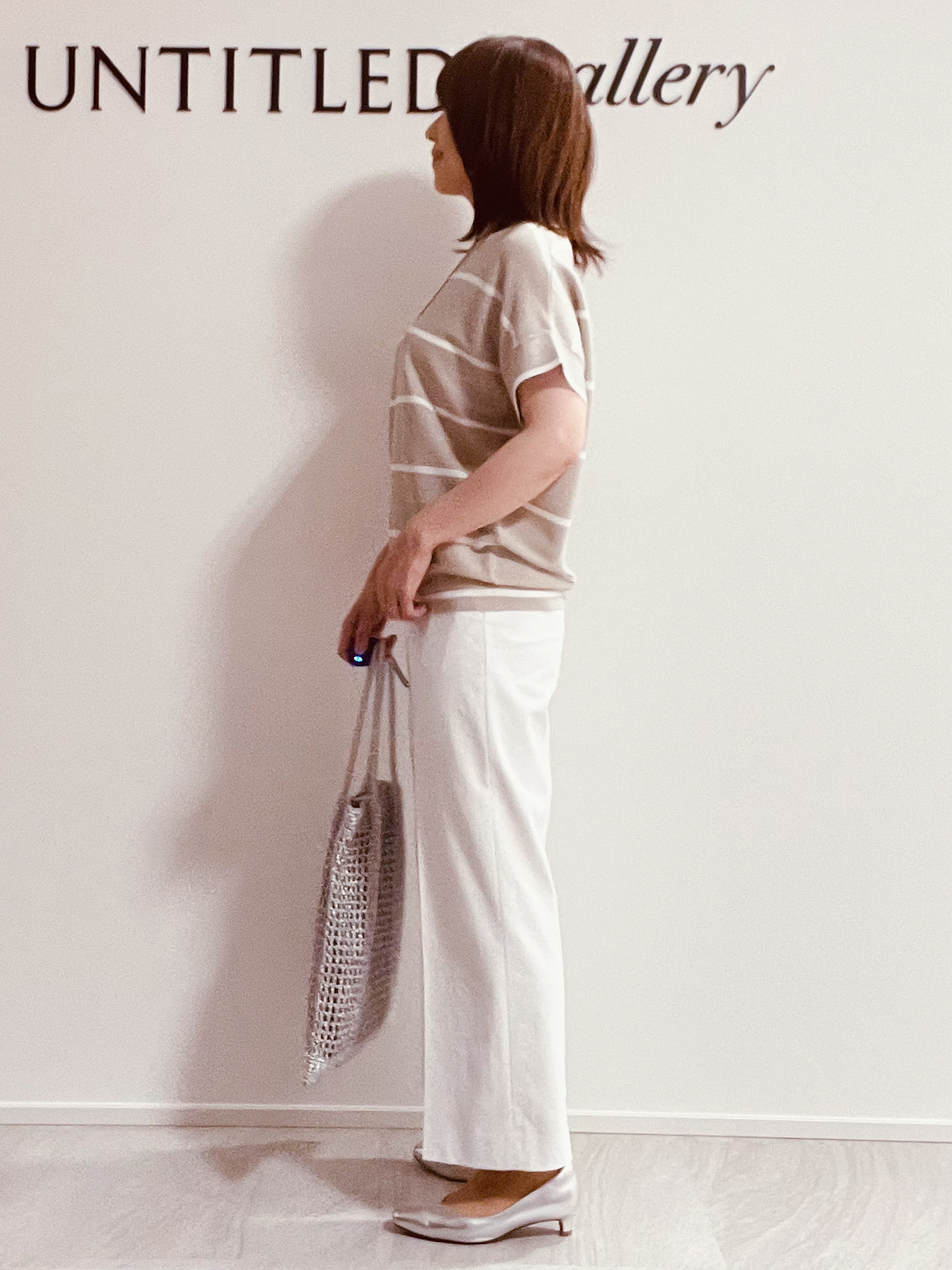 めいさんの「UNTITLED｜【11色展開/体型カバー】前後2WAYフレンチスリーブニット」を使ったコーディネート