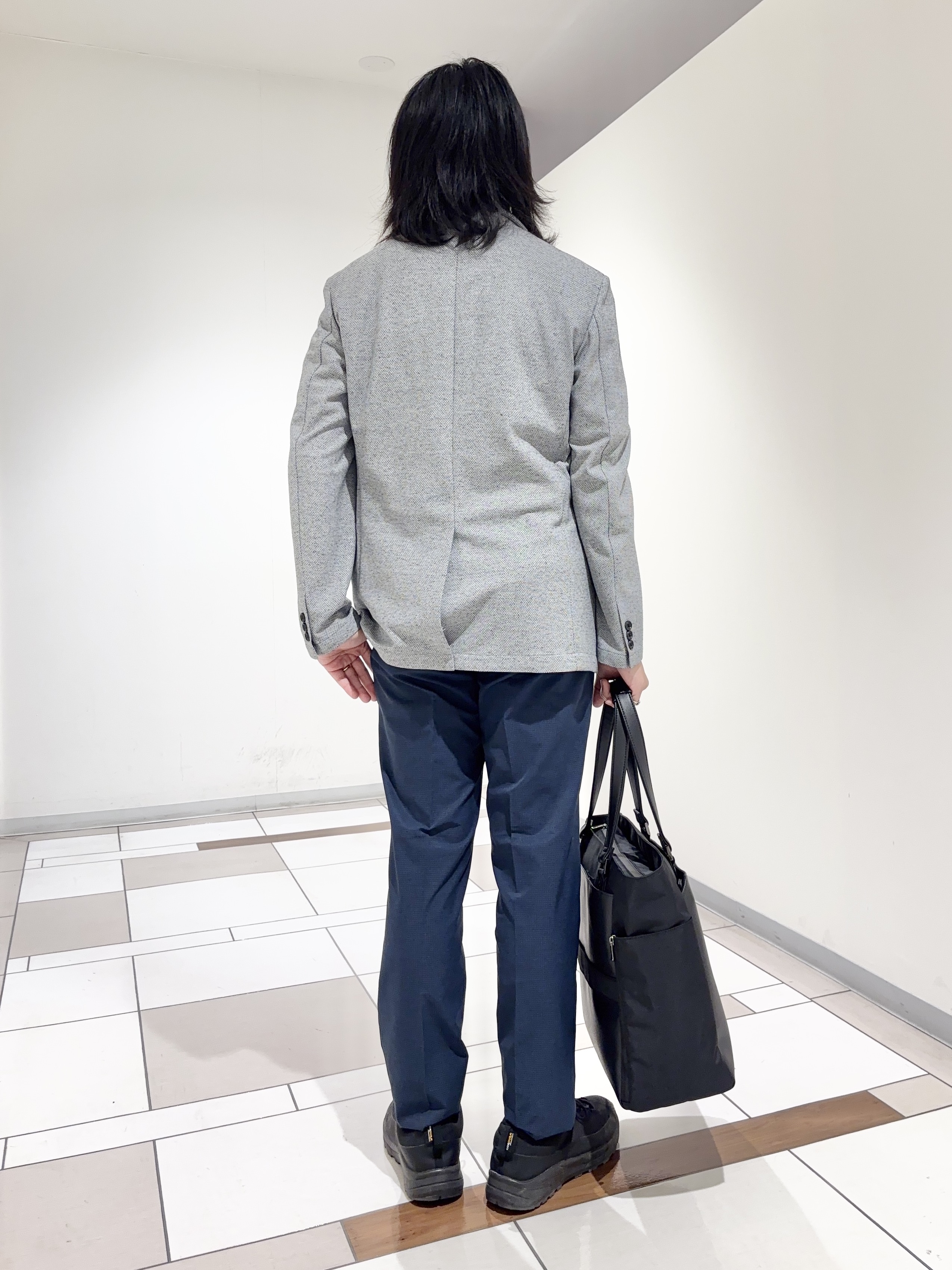 及川さんの「TAKEO KIKUCHI｜【抗菌防臭】CALCULO（R）ジャージ ジャケット」を使ったコーディネート