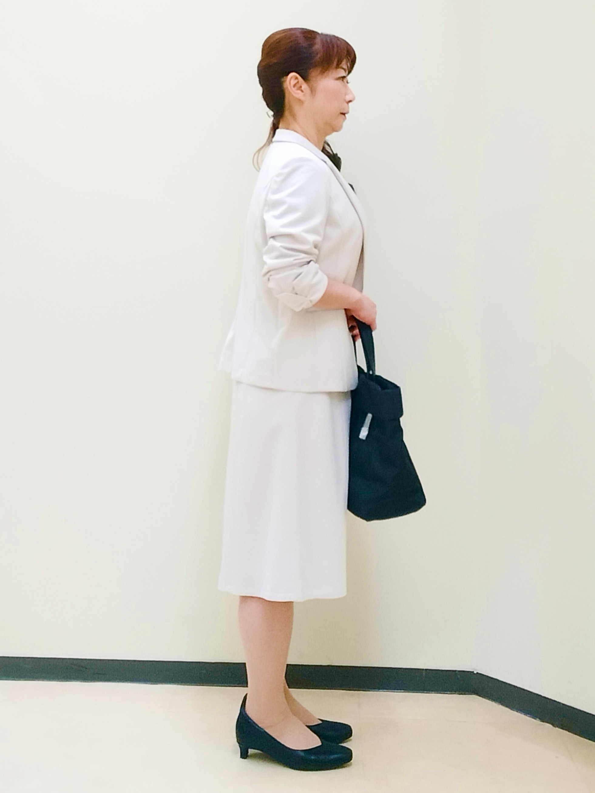 花さんの「Reflect｜【SS-4Lサイズ／UVカット／接触冷感】匠ジャケット／ベーシックテーラード」を使ったコーディネート