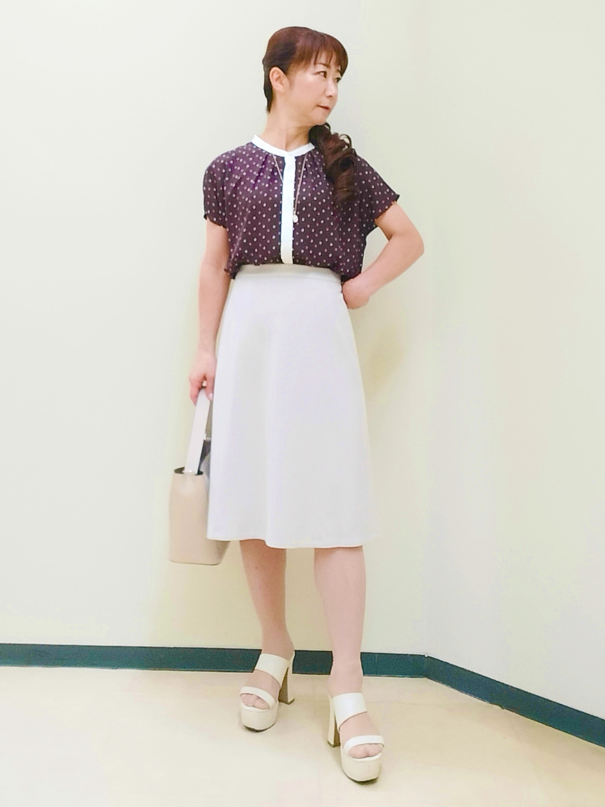 花さんの「Reflect｜【SS-4Lサイズ／UVカット／接触冷感】匠ジャケット／ベーシックテーラード」を使ったコーディネート