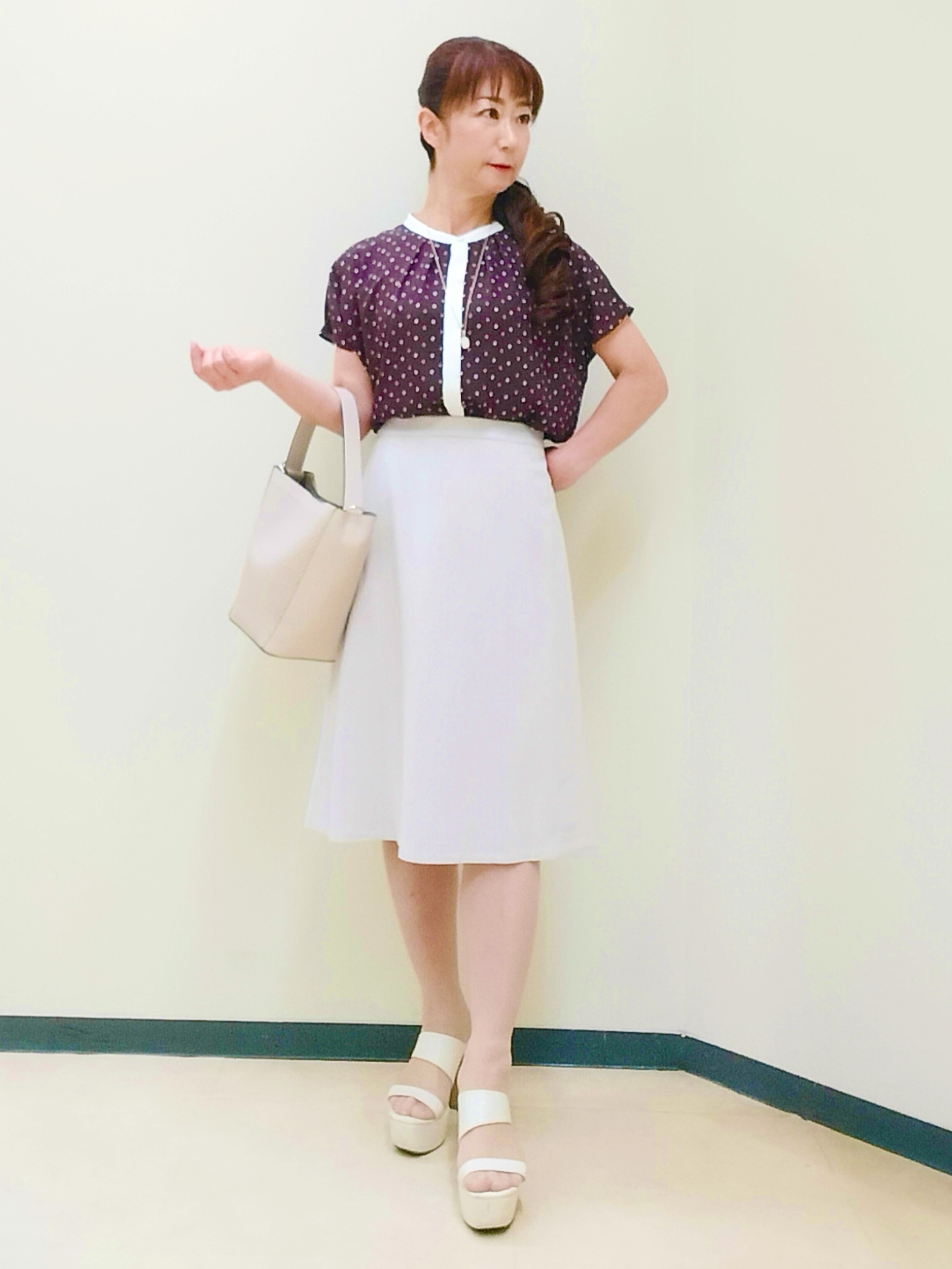 花さんの「Reflect｜【SS-4Lサイズ／UVカット／接触冷感】匠ジャケット／ベーシックテーラード」を使ったコーディネート