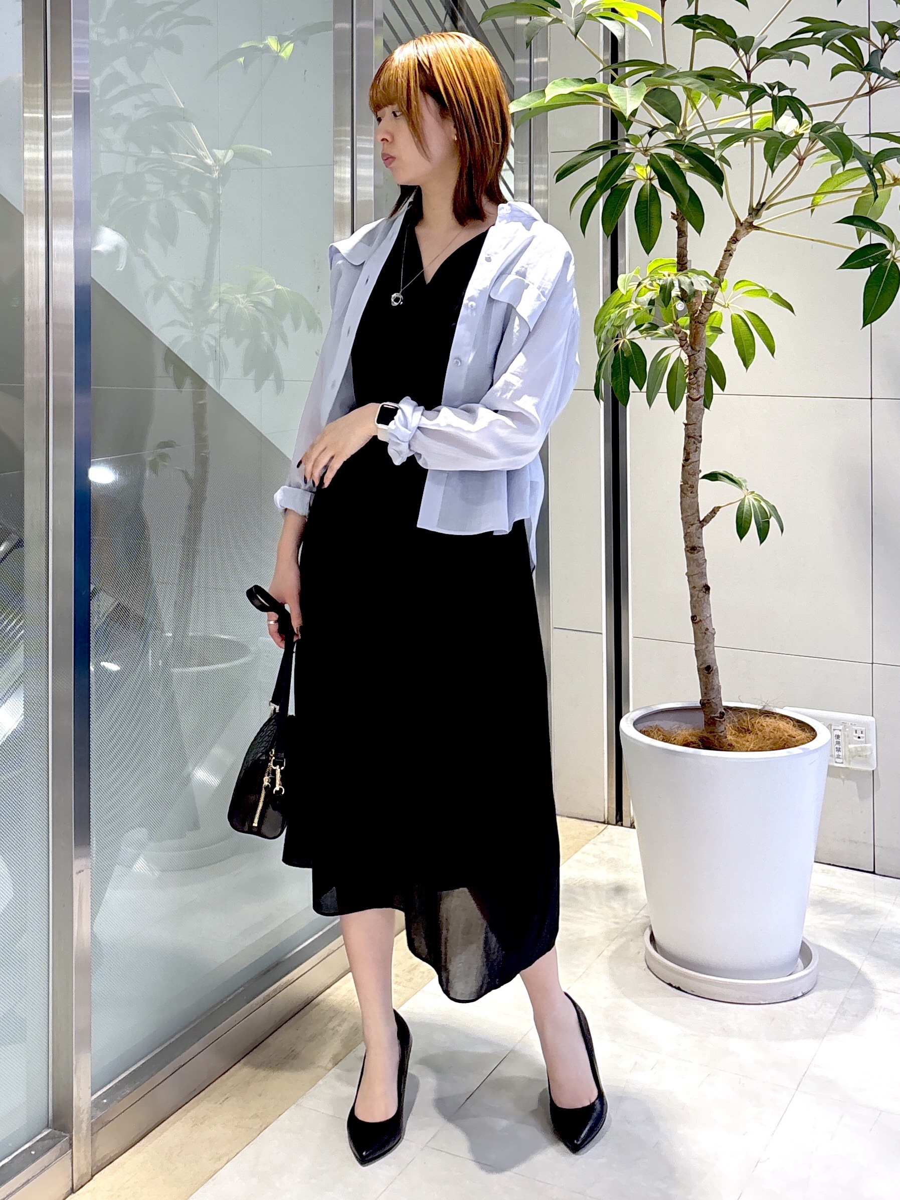yukaさんの「UNTITLED｜【古畑星夏さん着用/接触冷感】ドライタッチシャツ」を使ったコーディネート
