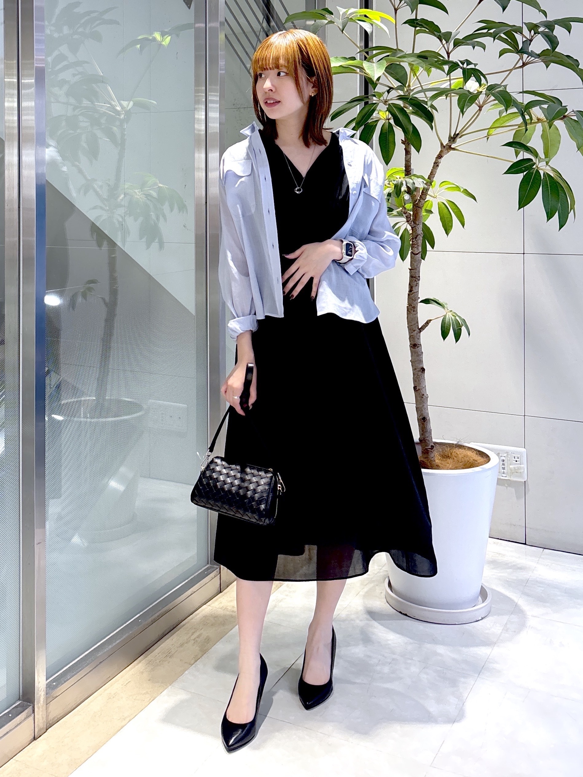 yukaさんの「UNTITLED｜【古畑星夏さん着用/接触冷感】ドライタッチシャツ」を使ったコーディネート