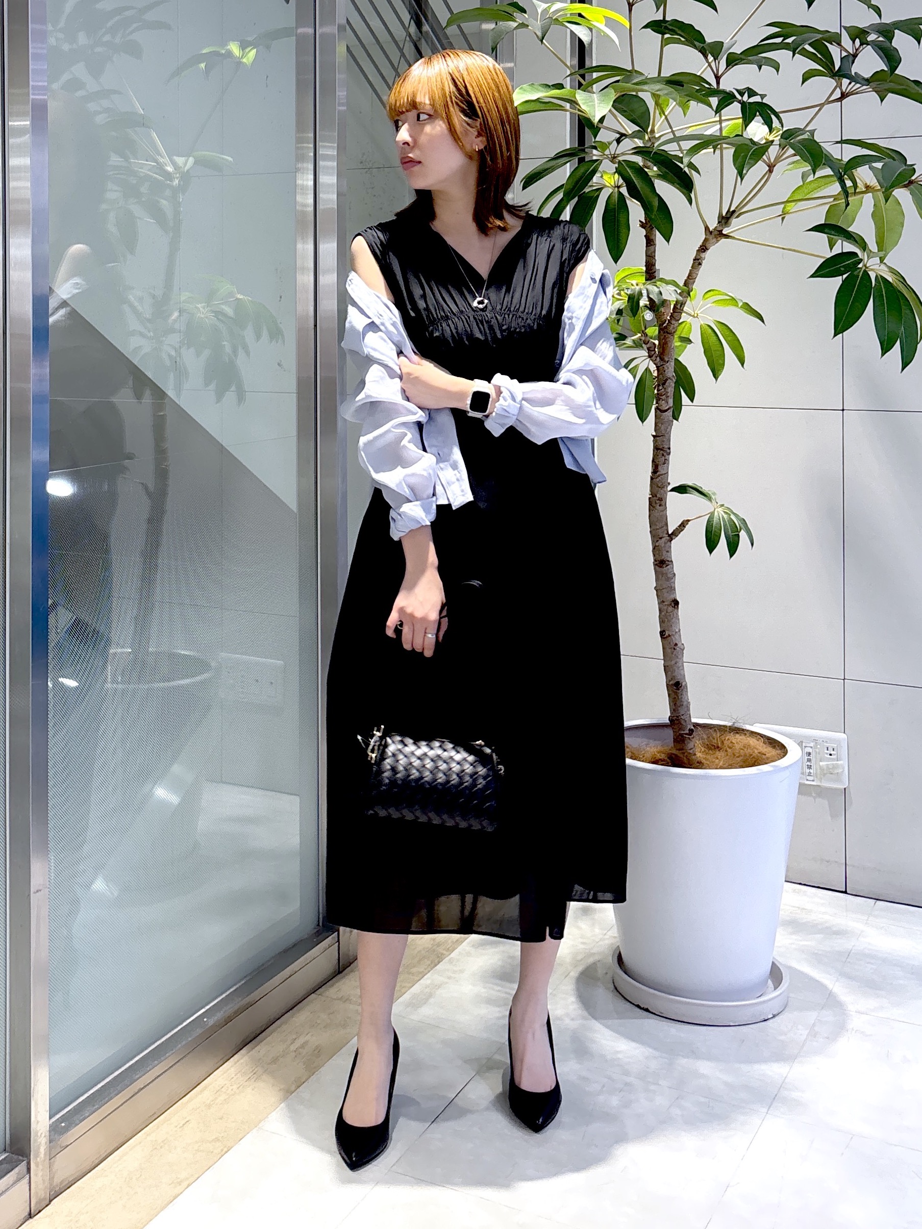 yukaさんの「UNTITLED｜【古畑星夏さん着用/接触冷感】ドライタッチシャツ」を使ったコーディネート