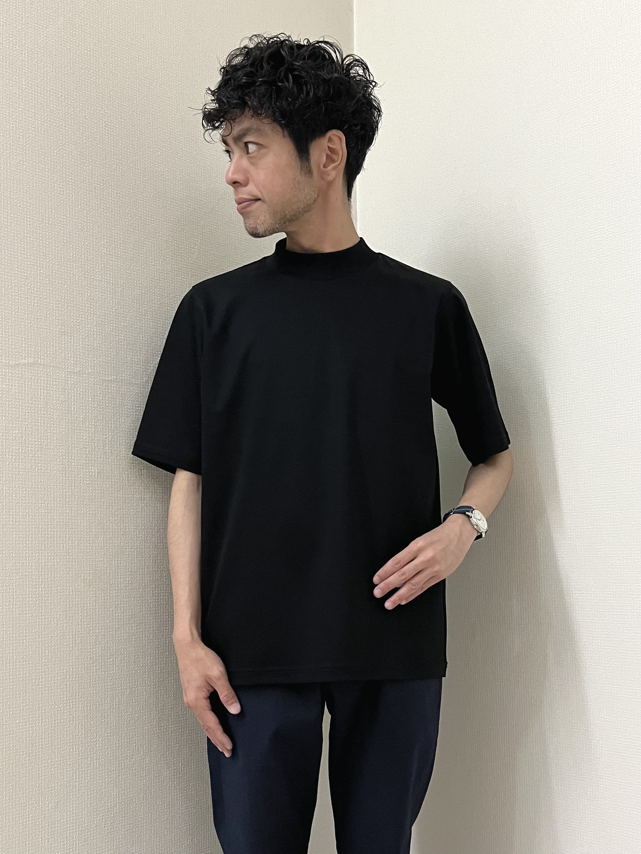 URAさんの「TAKEO KIKUCHI｜播州織り 千鳥 半袖シャツ」を使ったコーディネート