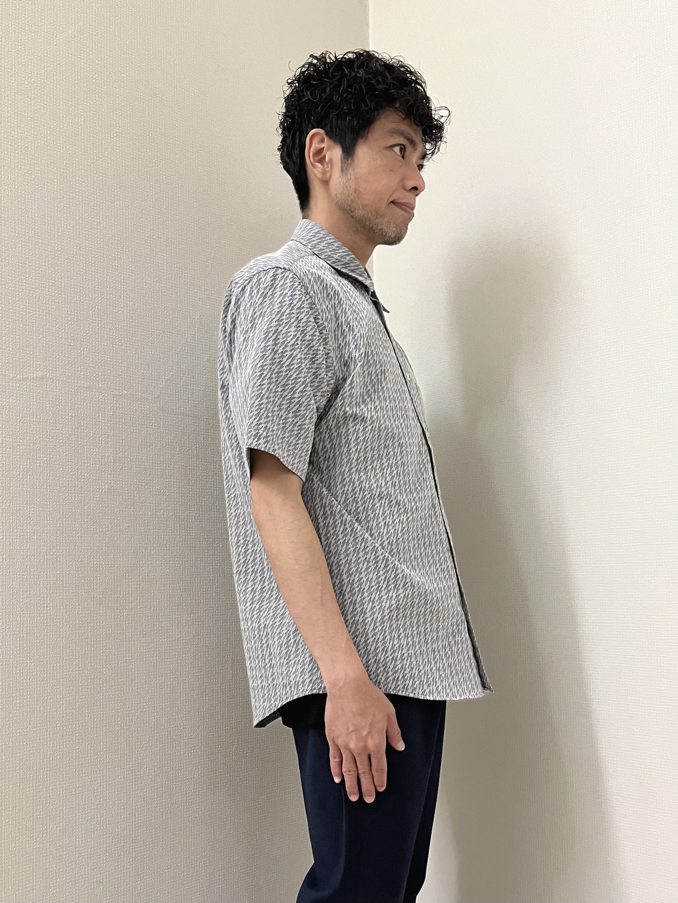 URAさんの「TAKEO KIKUCHI｜播州織り 千鳥 半袖シャツ」を使ったコーディネート