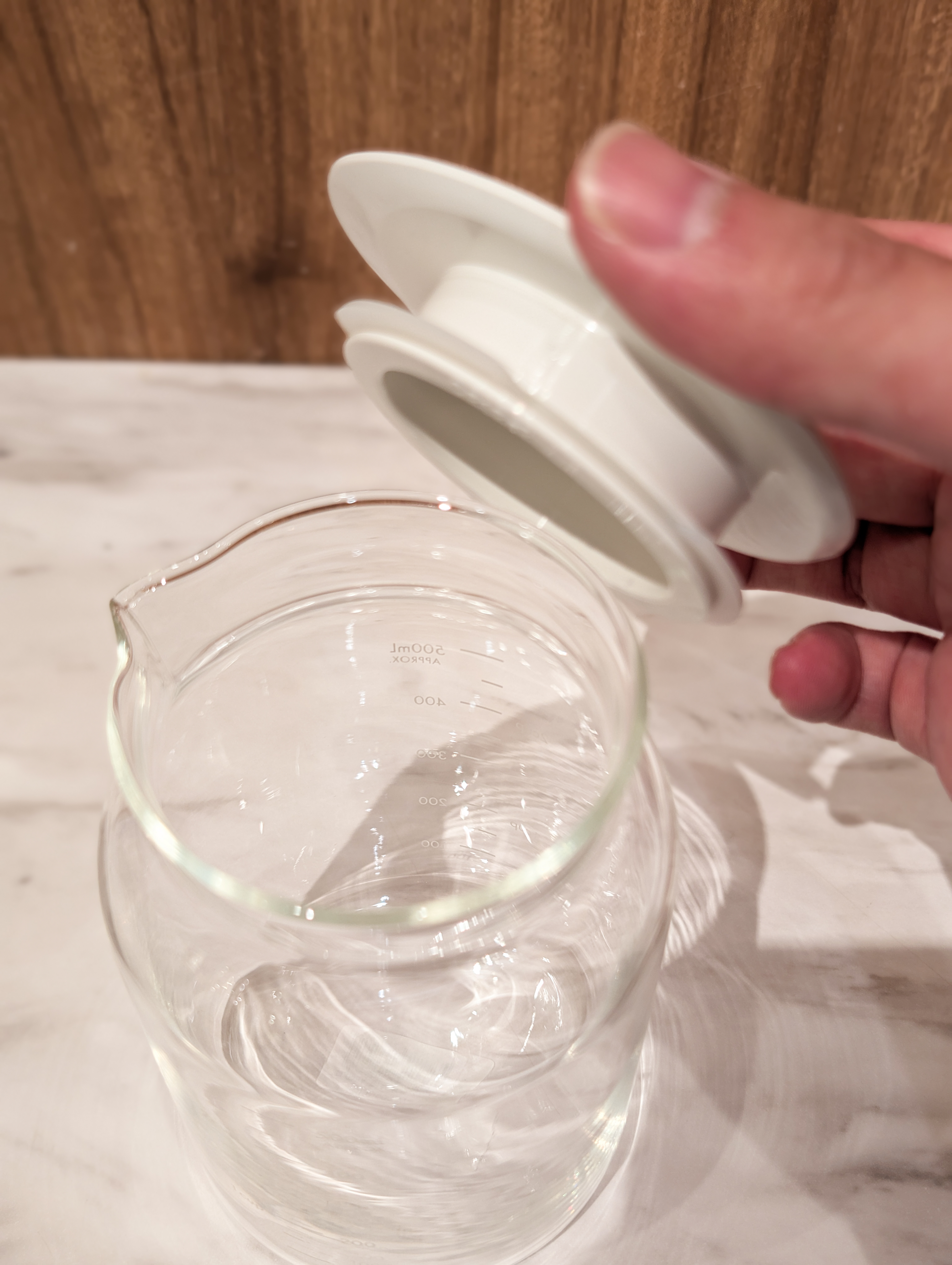 シモさんの「212 KITCHEN STORE｜SLOWRA 耐熱ガラス フルーツポット 1,000mL ＜HARIO ハリオ＞」を使ったコーディネート
